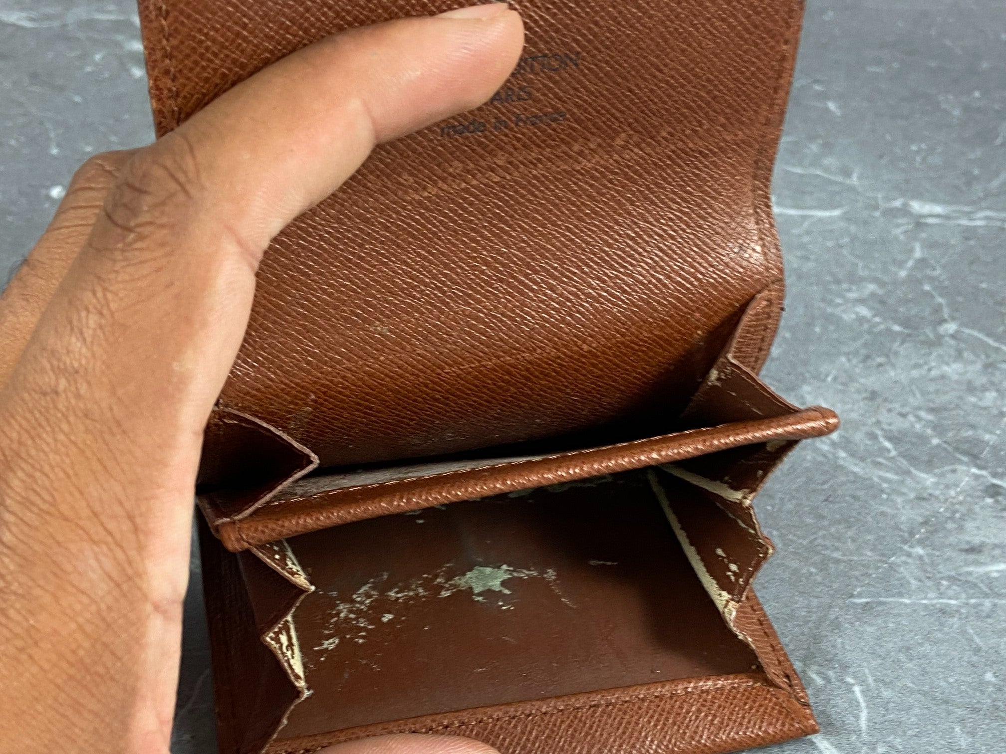 Louis Vuitton Small Wallet / Card Case Monogram Canvas