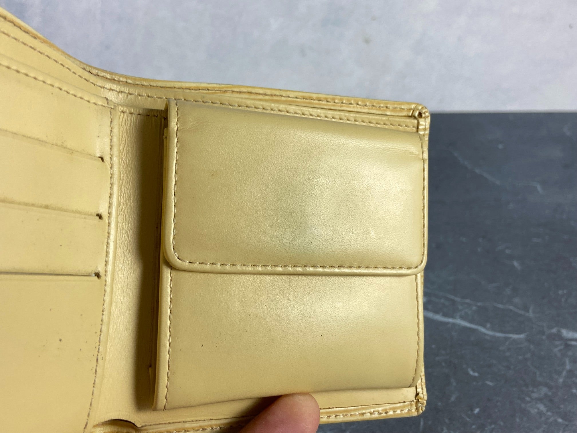 Louis Vuitton Marco Wallet Beige Epi Leather