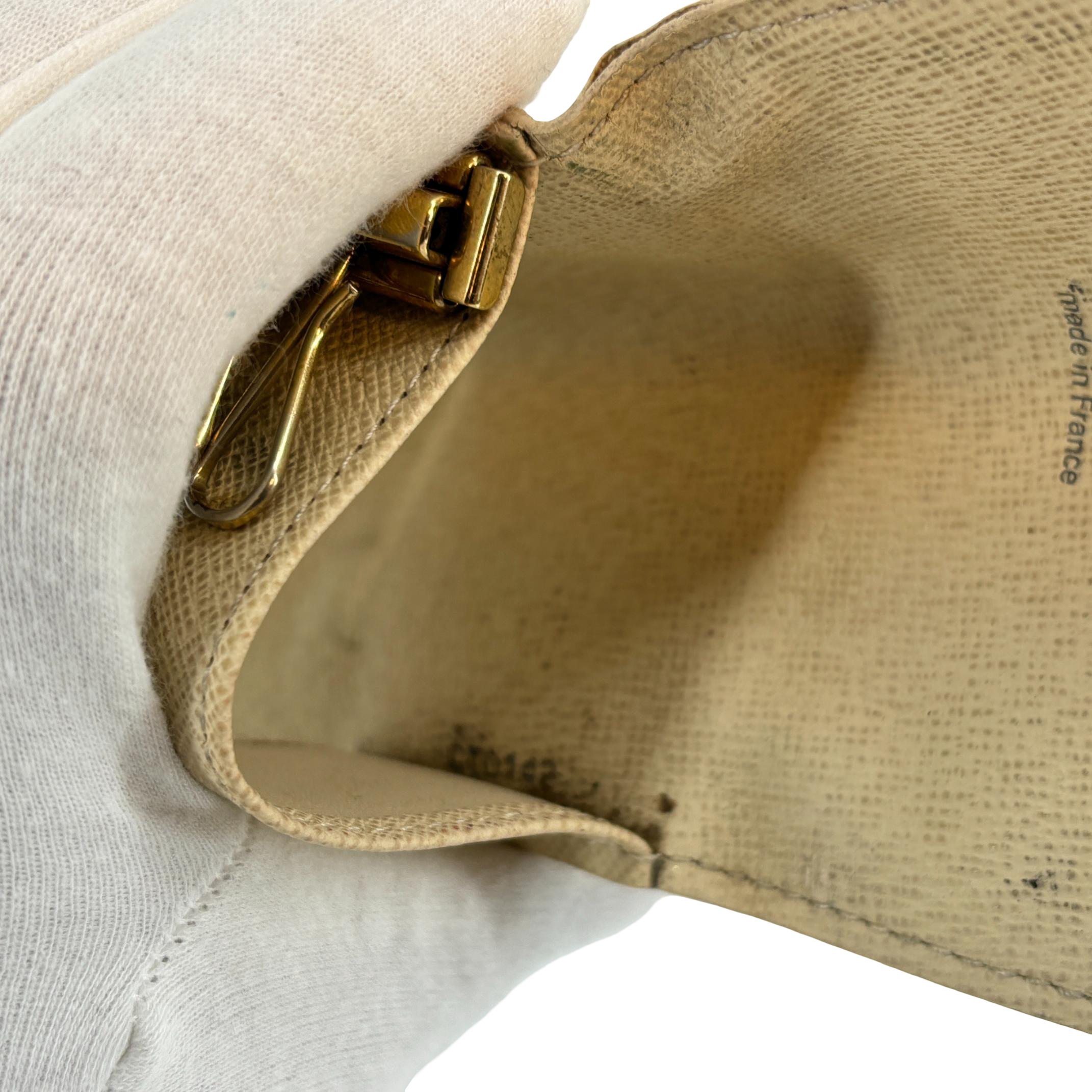 Louis Vuitton 4 Key Holder Damier Azur Canvas