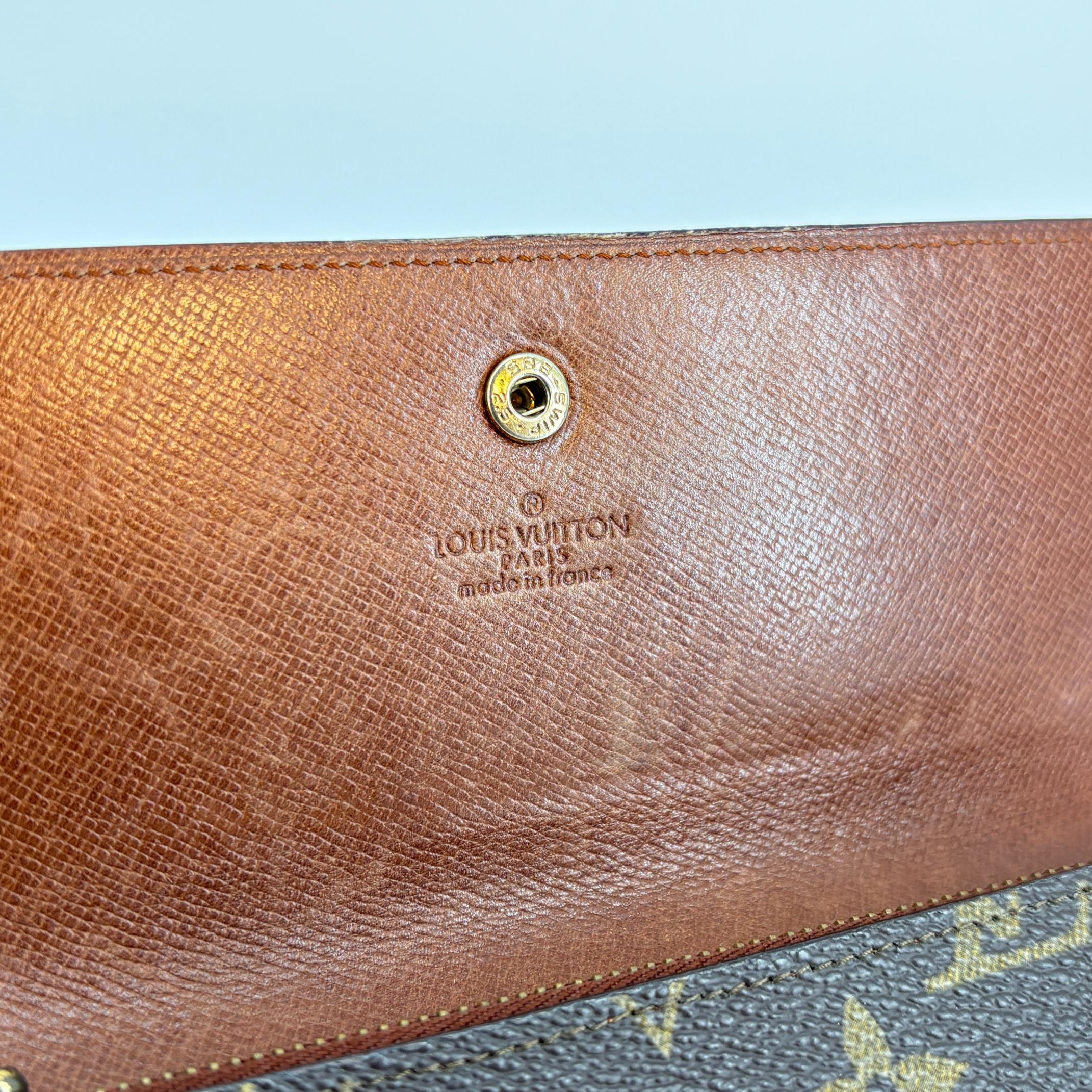 Louis Vuitton Sarah Wallet Monogram Canvas