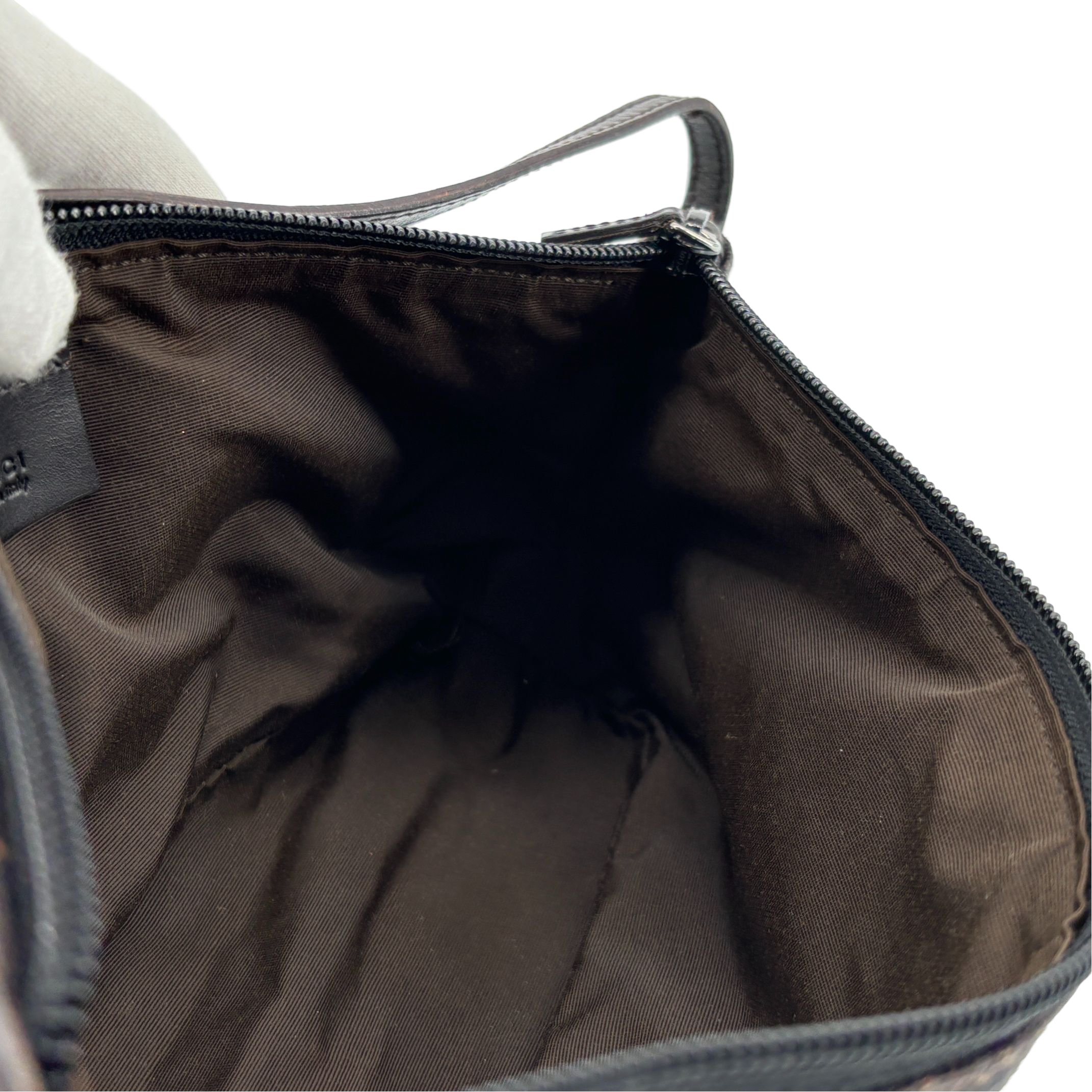 Gucci Banana Boat Accessory Pouch Brown GG Monogram