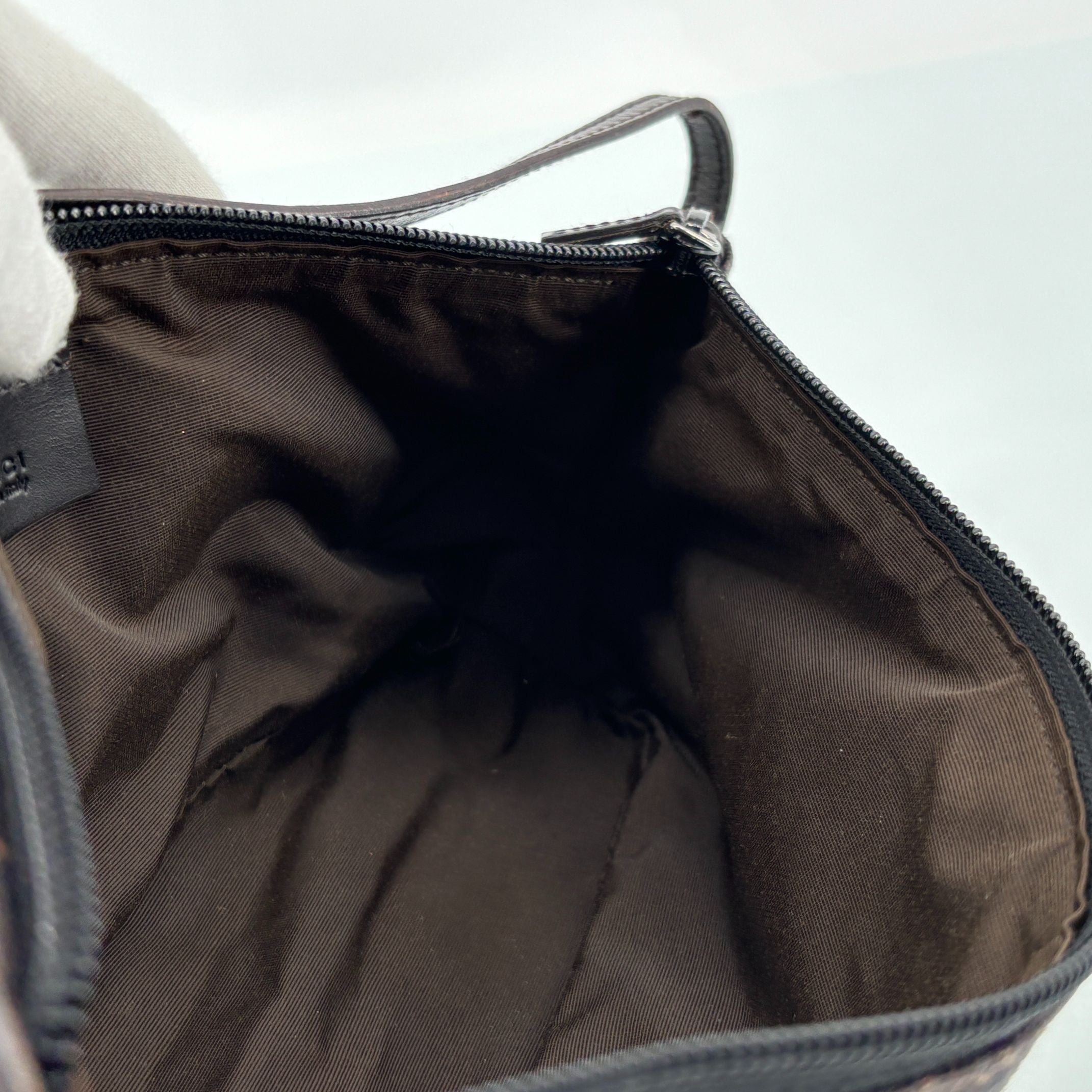 Gucci Banana Boat Accessory Pouch Brown GG Monogram