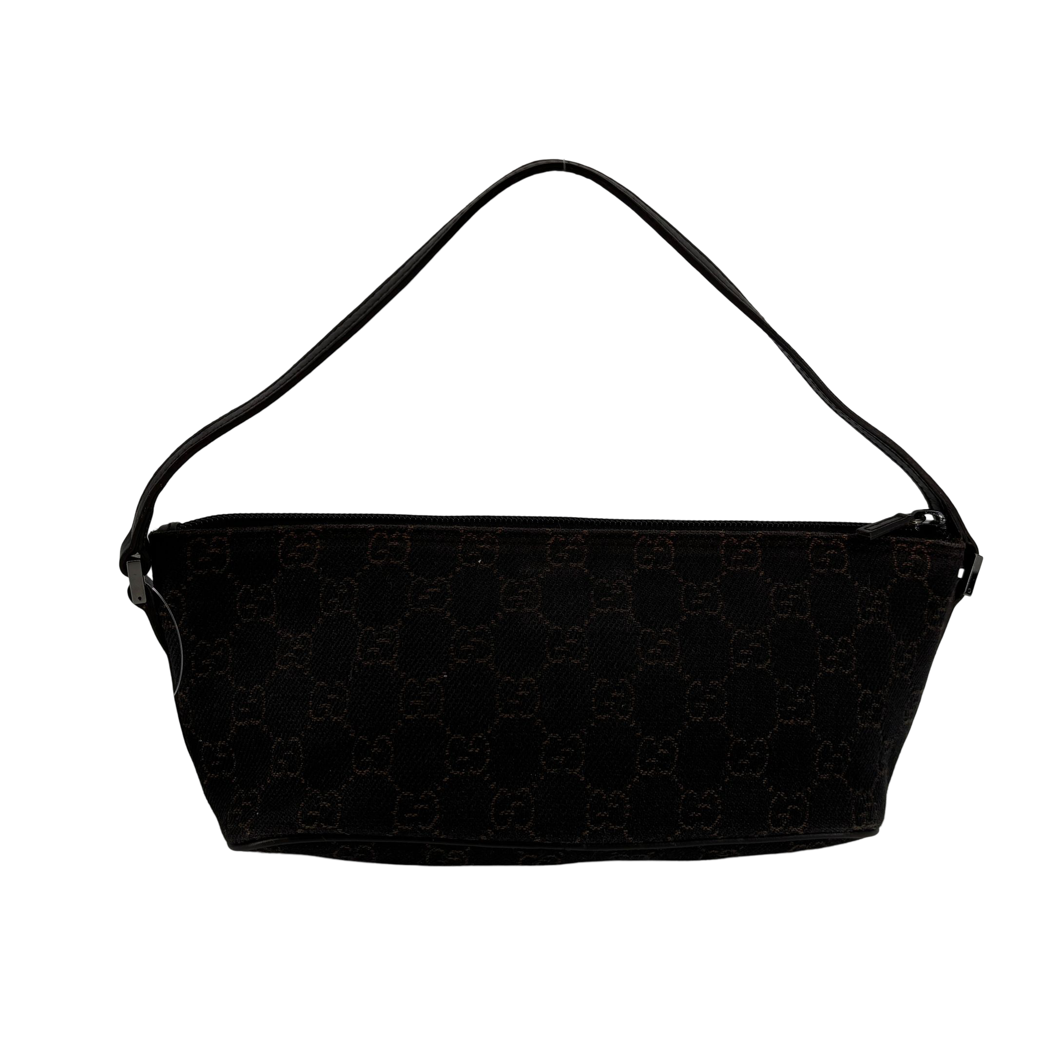 Gucci Banana Boat Accessory Pouch Brown GG Monogram