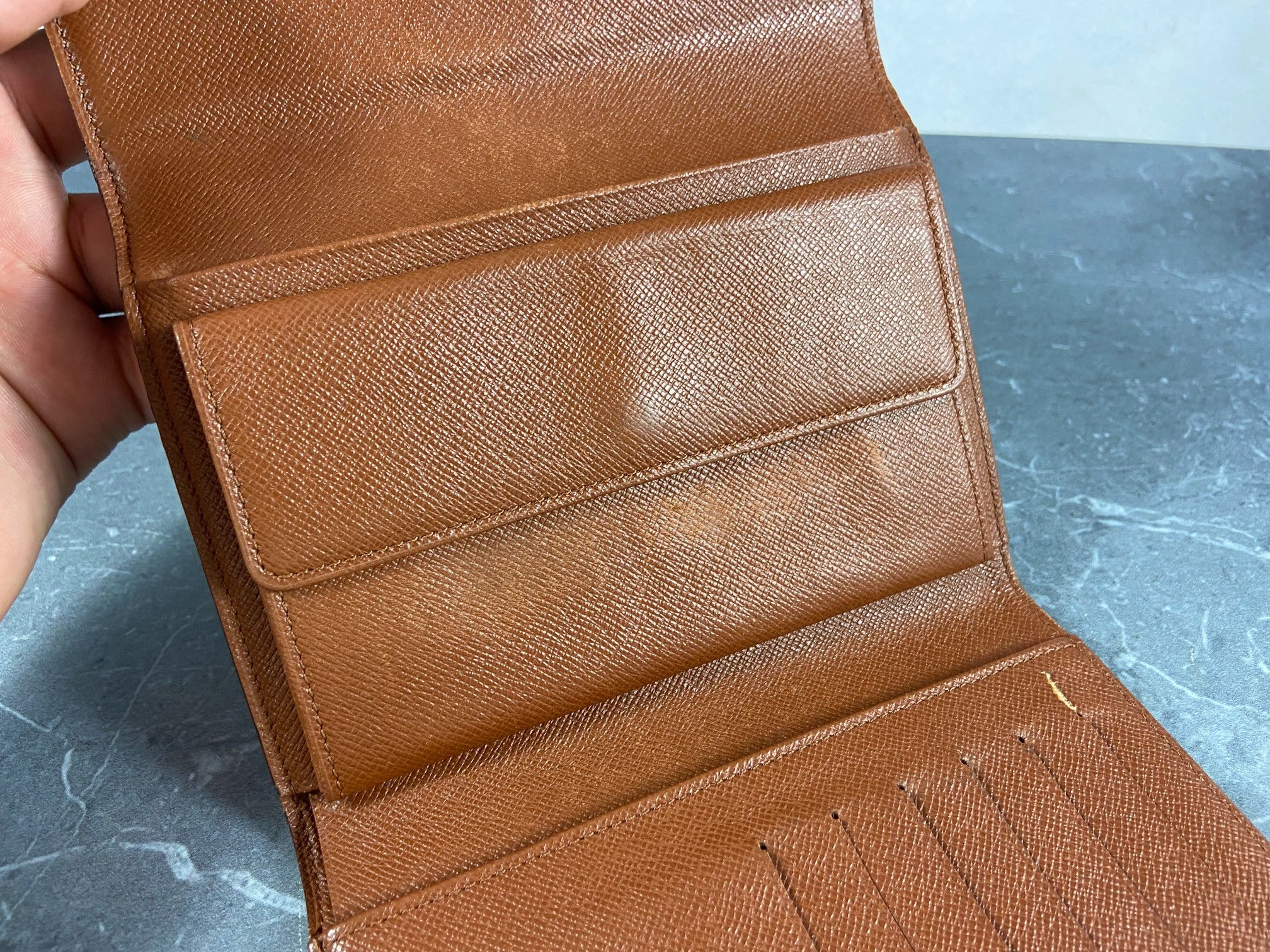 Louis Vuitton Porte Tresor Etui Wallet Monogram Canvas