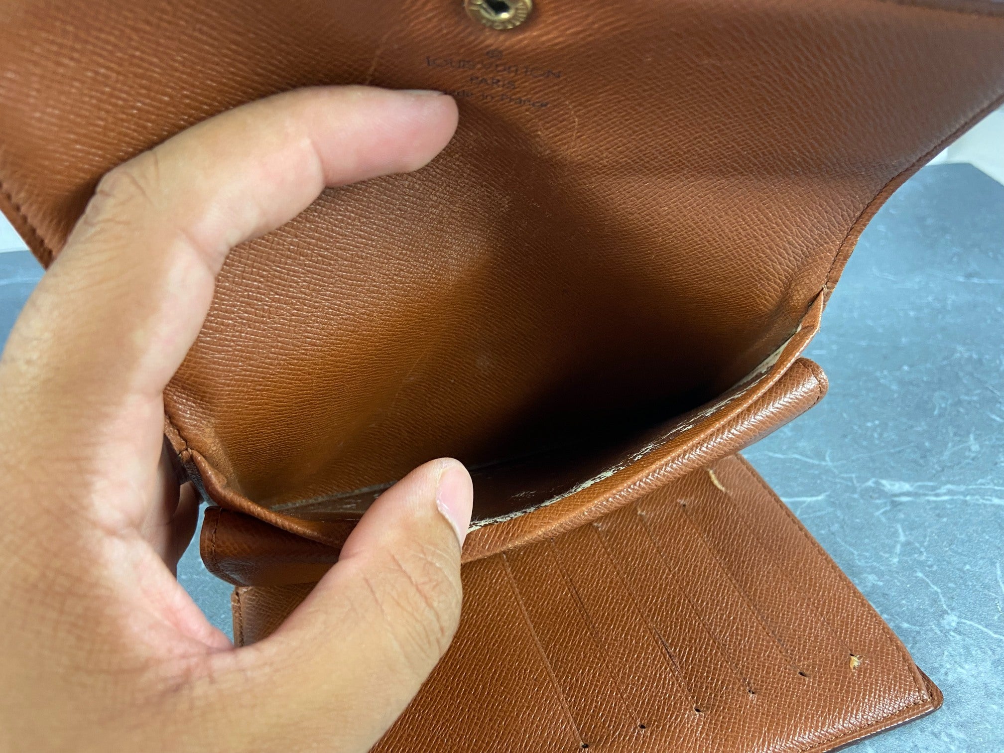 Louis Vuitton Porte Tresor Etui Wallet Monogram Canvas