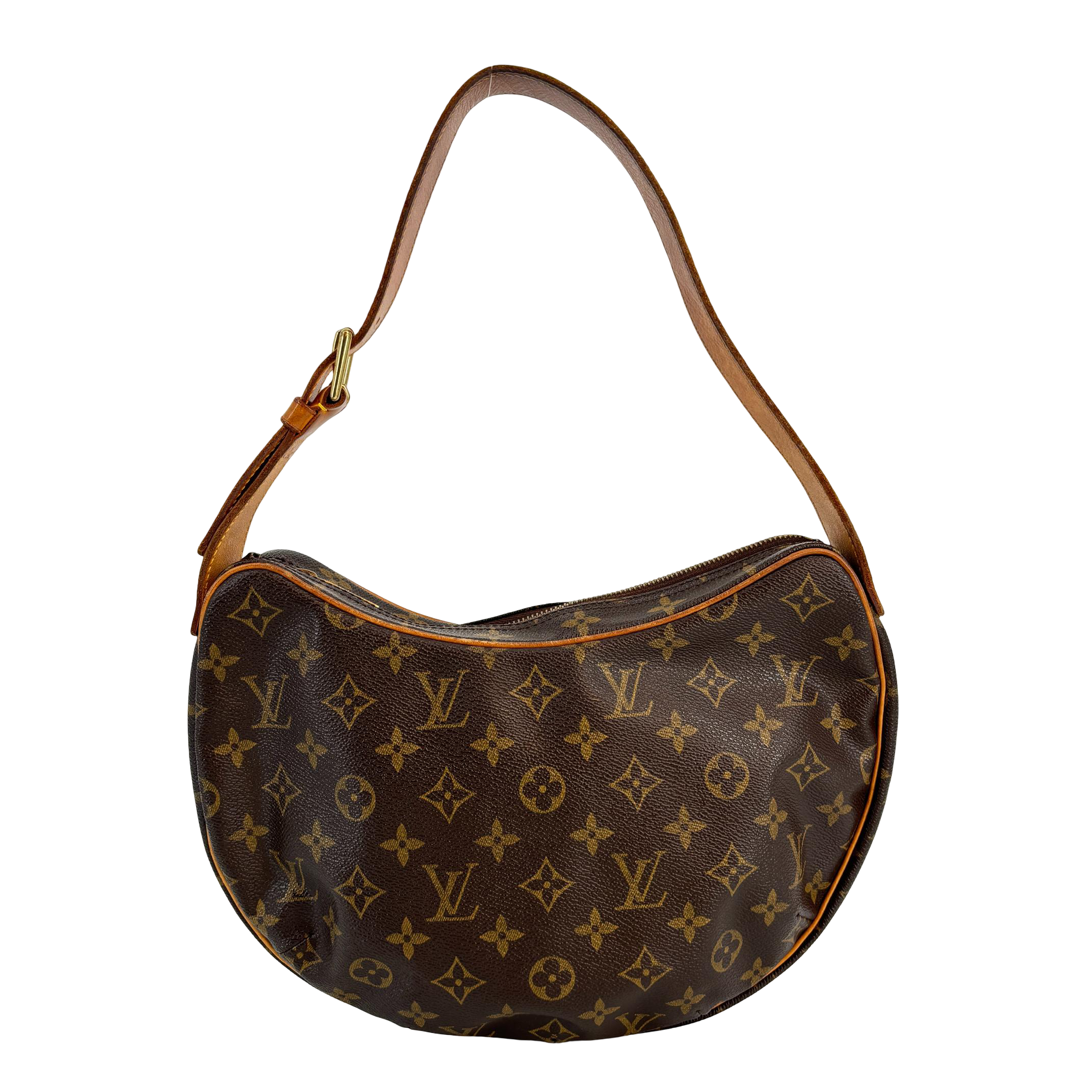 Louis Vuitton Croissant MM Hobo Bag Monogram Canvas