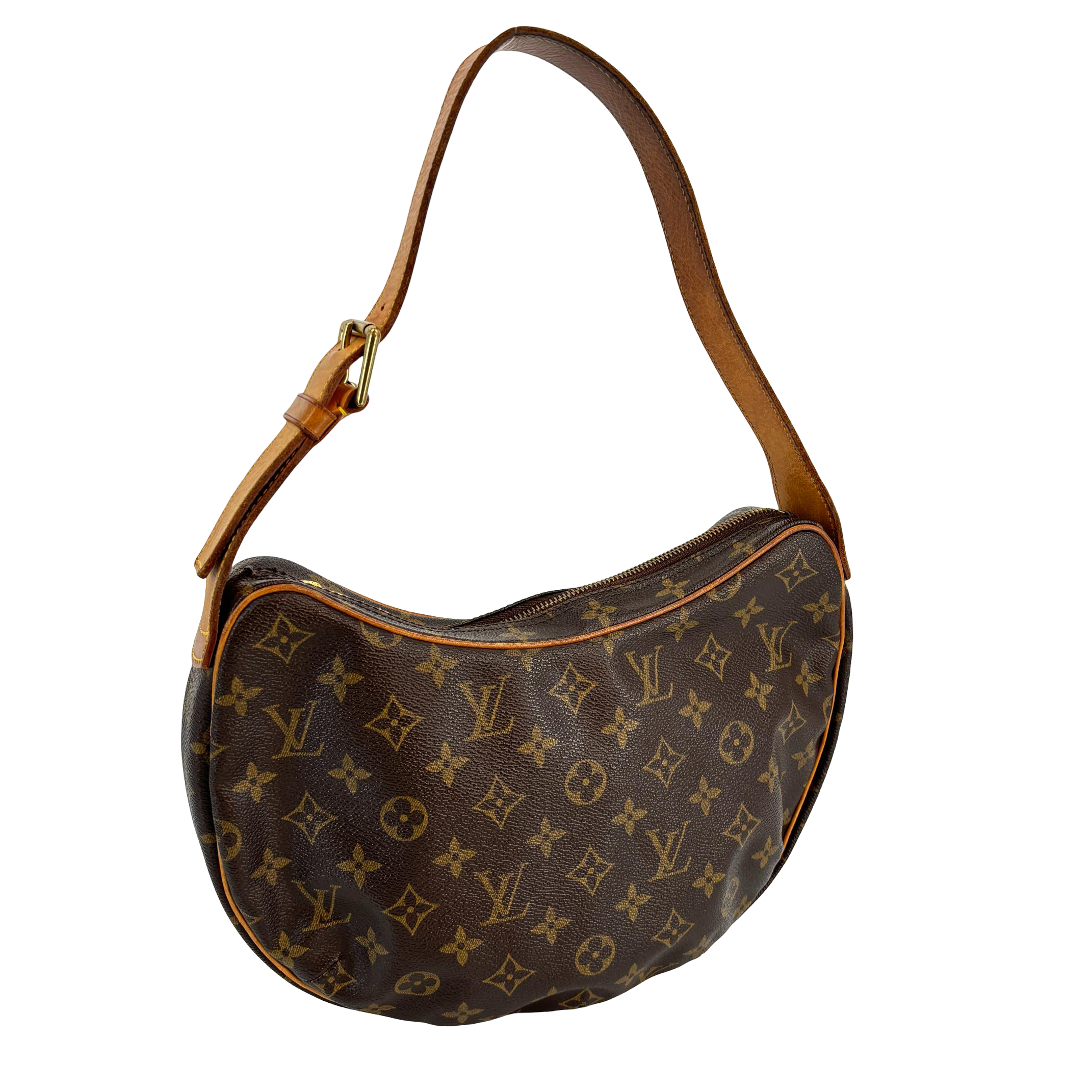 Louis Vuitton Croissant MM Hobo Bag Monogram Canvas