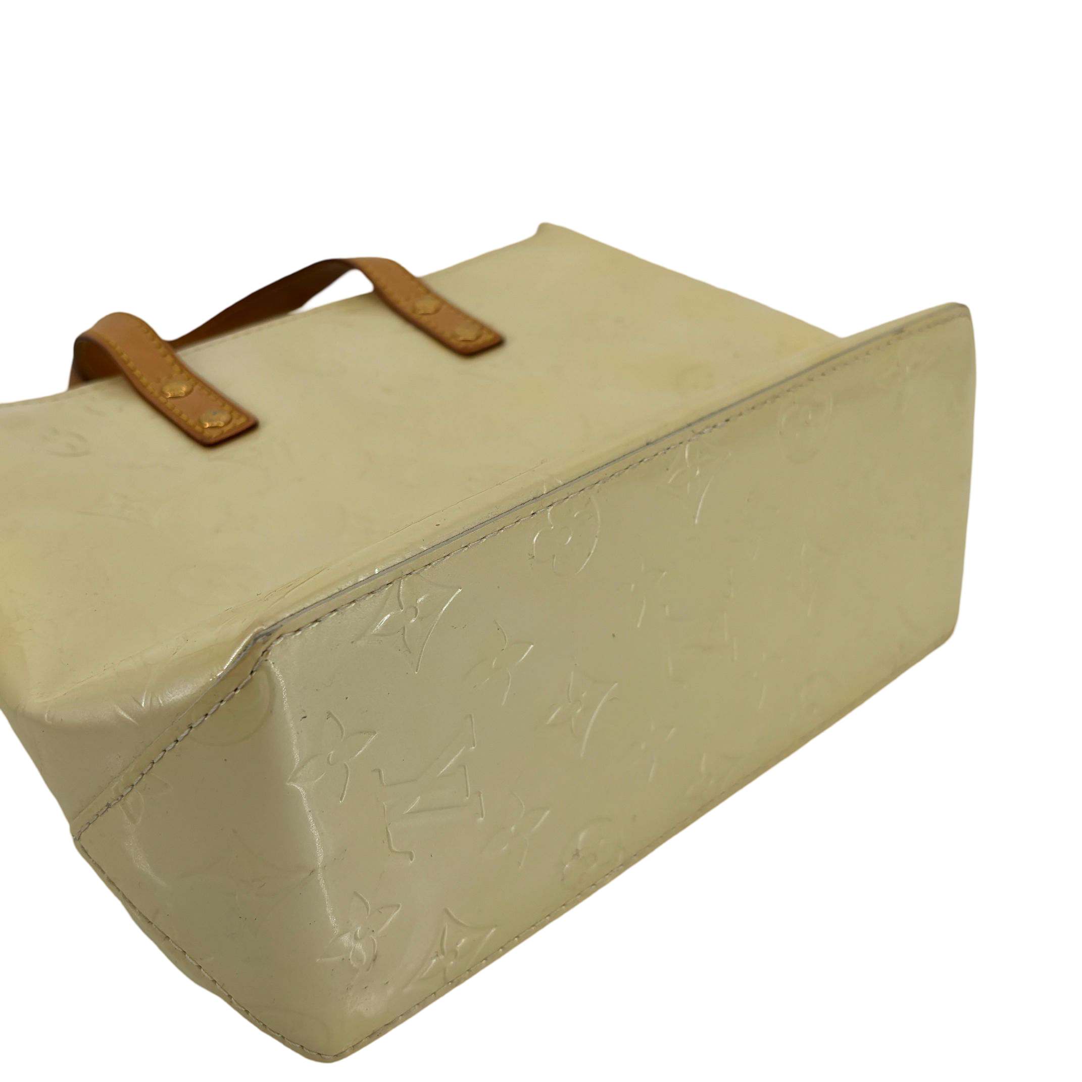 Louis Vuitton Reade PM Beige Vernis Leather