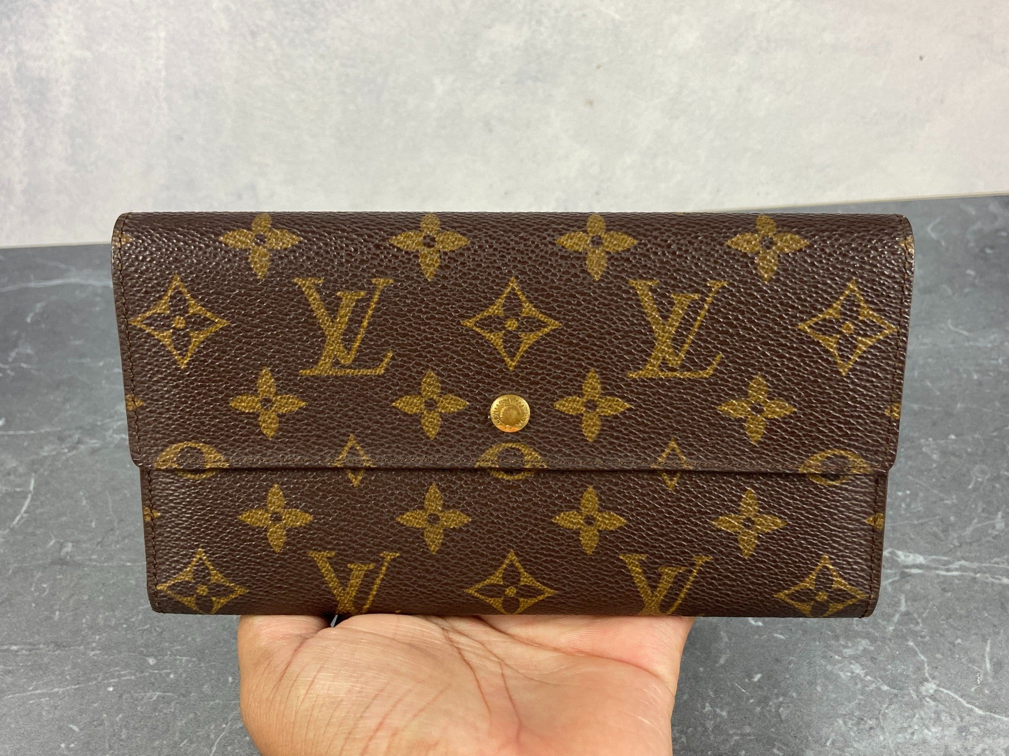 Louis Vuitton Porte Tresor International Wallet Monogram Canvas