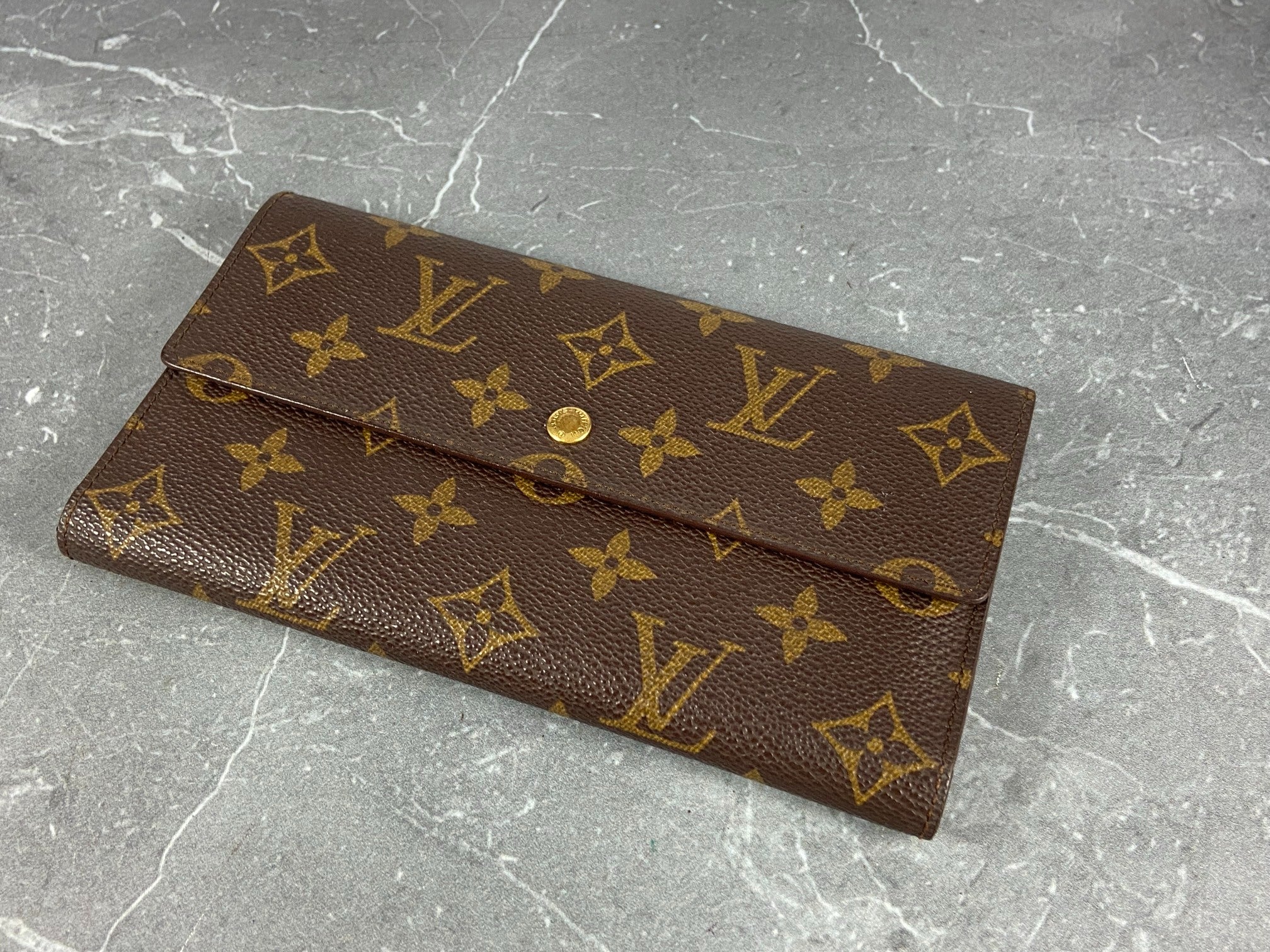 Louis Vuitton Porte Tresor International Wallet Monogram Canvas
