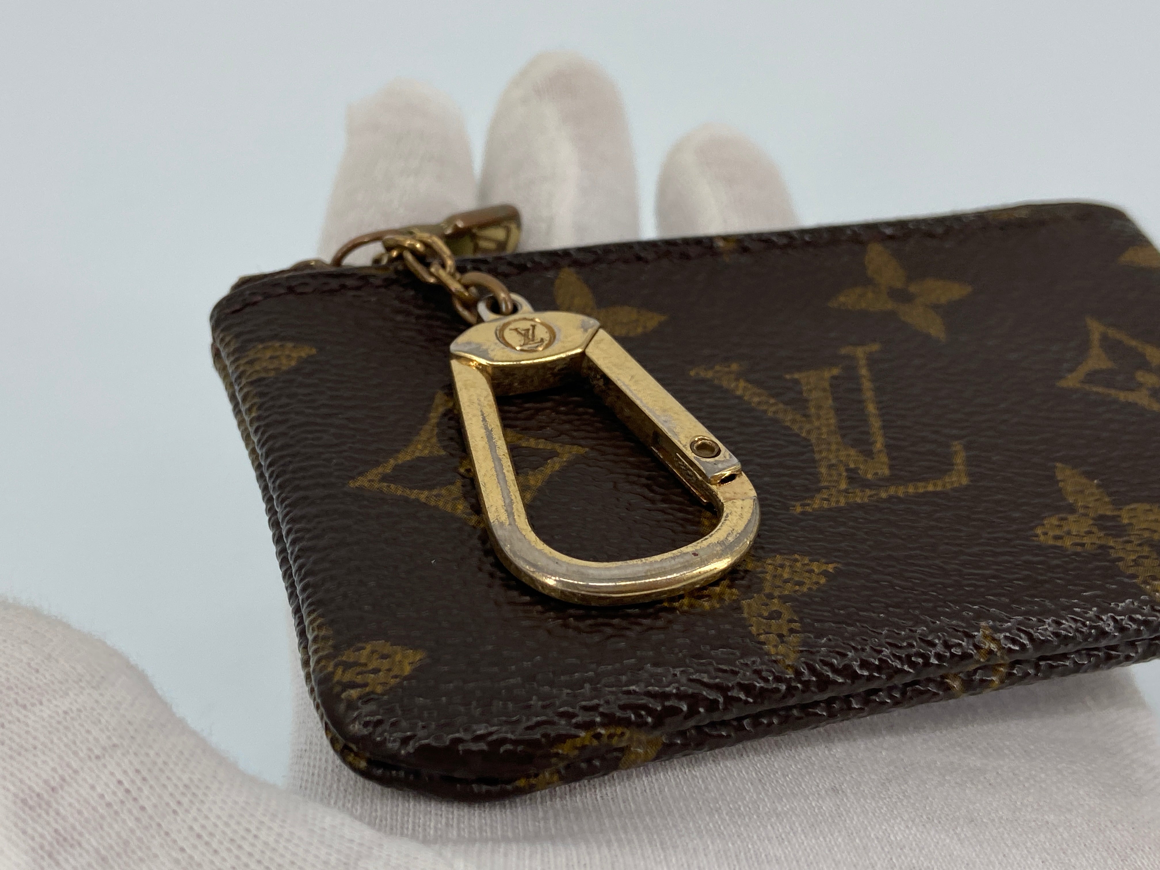 Louis Vuitton Pochette Cles Key Pouch Monogram Canvas