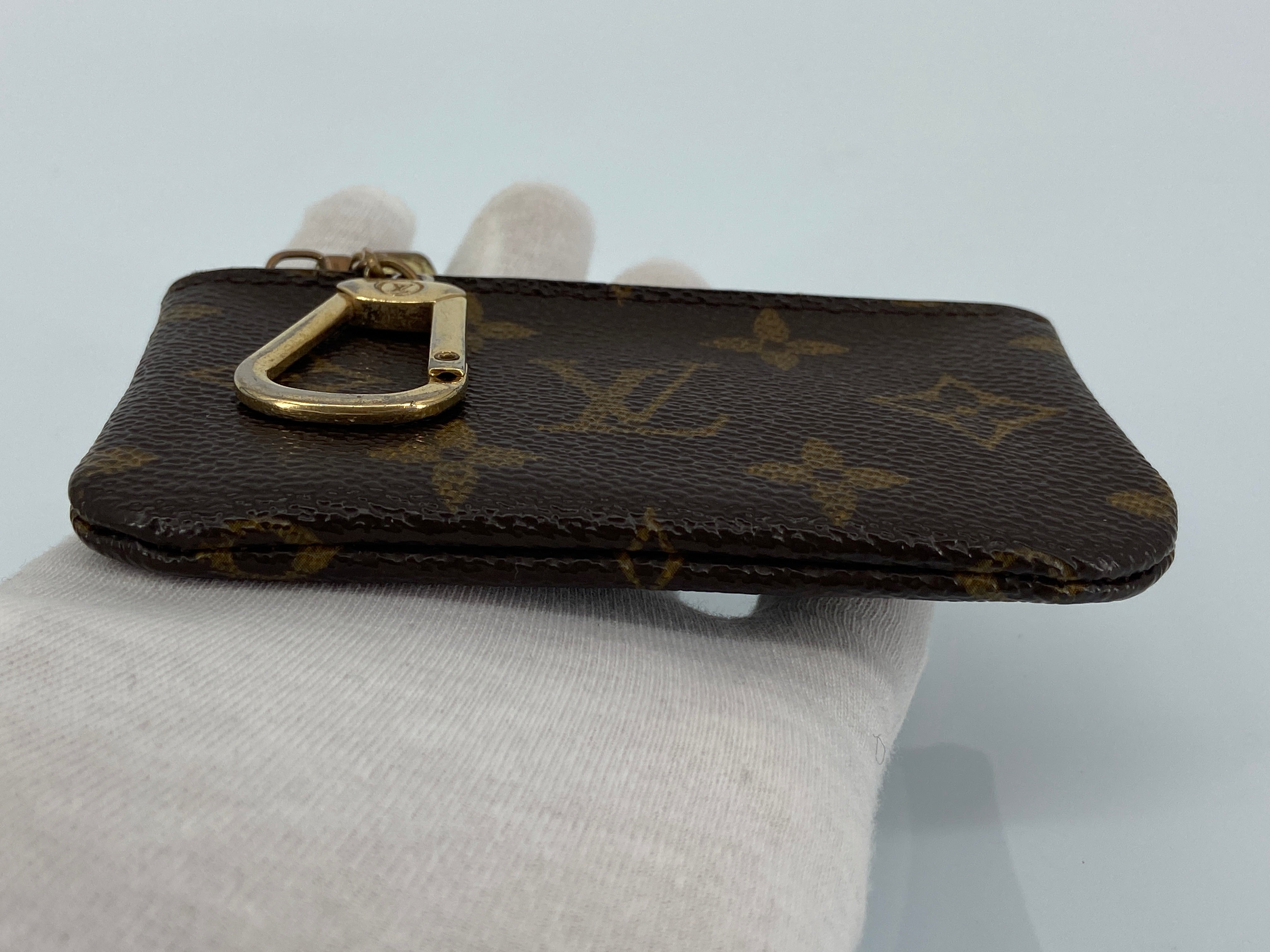 Louis Vuitton Pochette Cles Key Pouch Monogram Canvas
