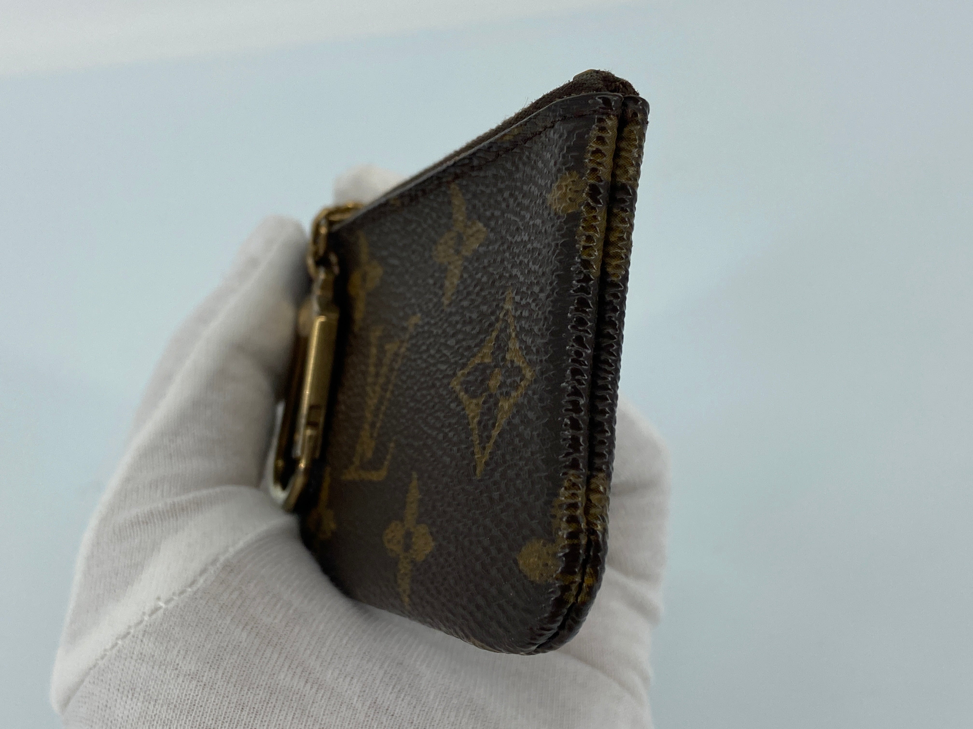 Louis Vuitton Pochette Cles Key Pouch Monogram Canvas