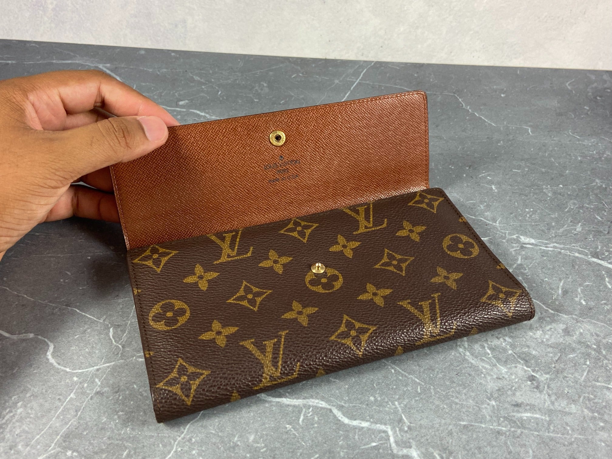 Louis Vuitton Porte Tresor International Wallet Monogram Canvas