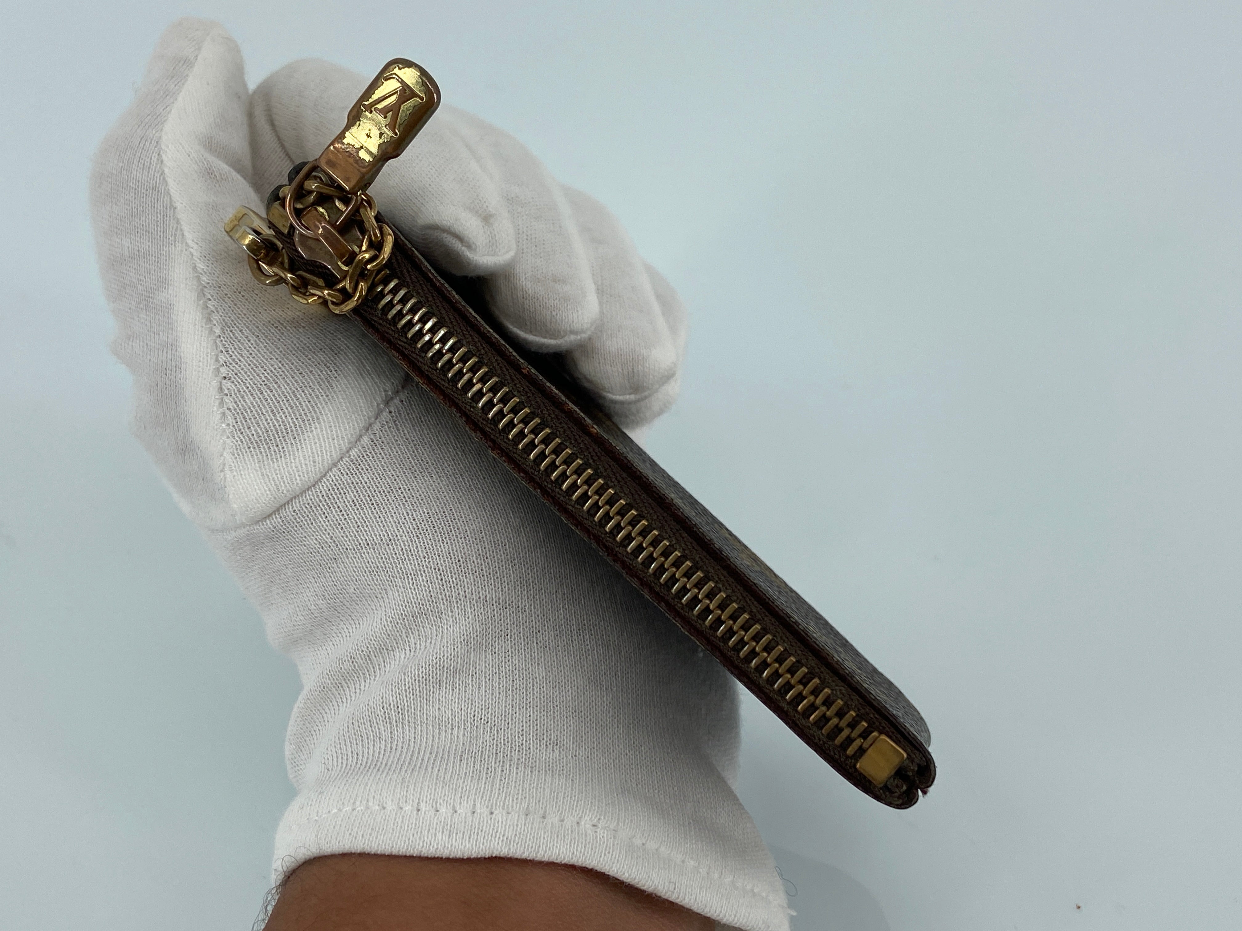 Louis Vuitton Pochette Cles Key Pouch Monogram Canvas