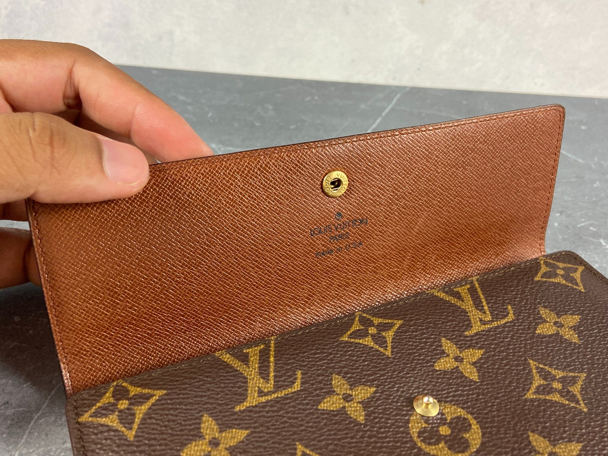 Louis Vuitton Porte Tresor International Wallet Monogram Canvas