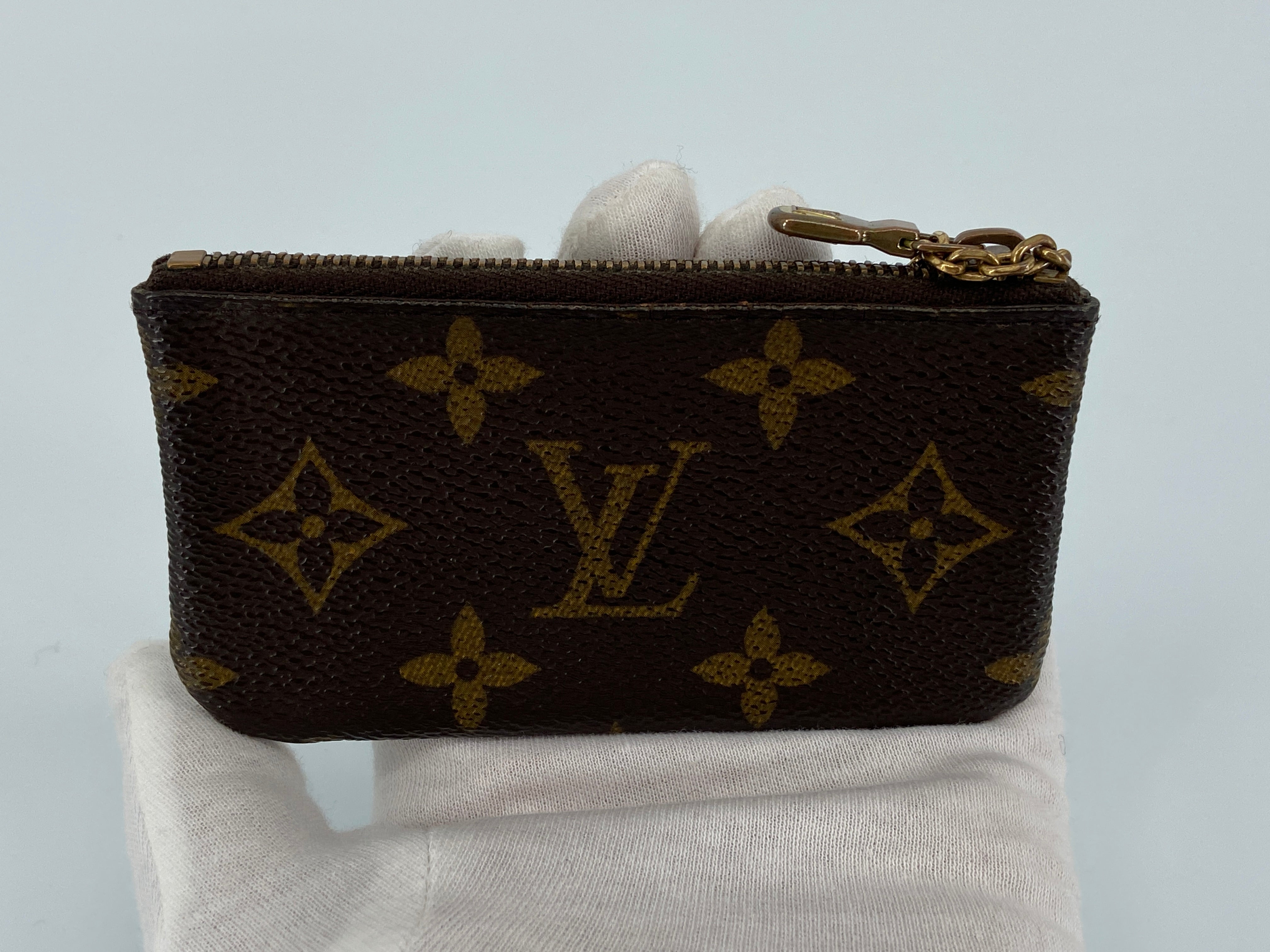 Louis Vuitton Pochette Cles Key Pouch Monogram Canvas