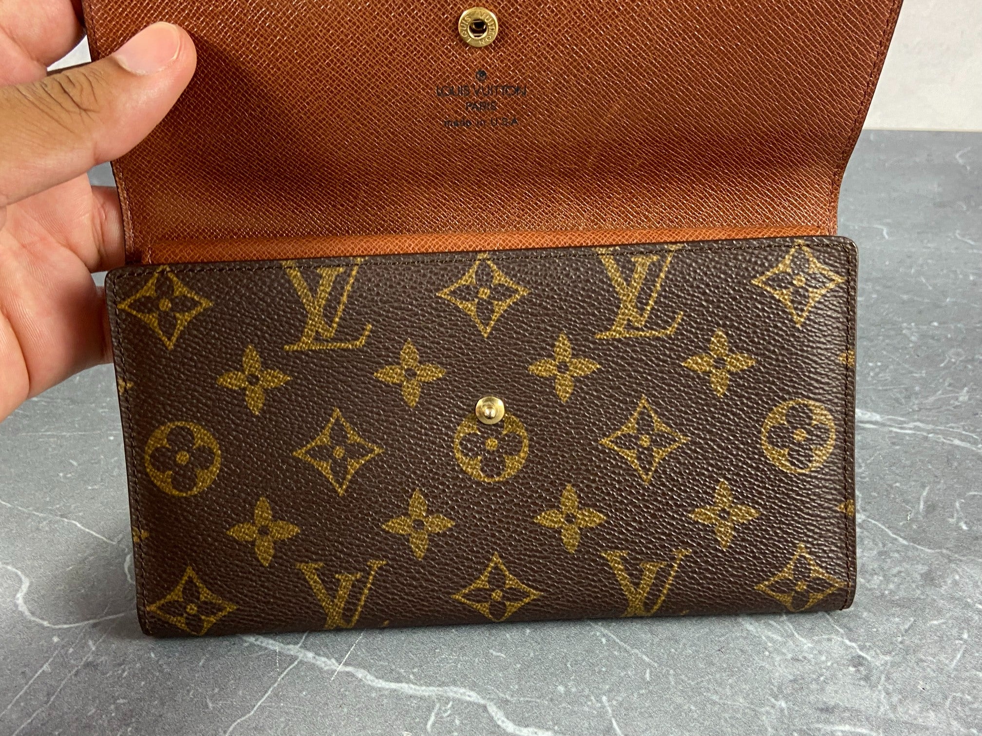 Louis Vuitton Porte Tresor International Wallet Monogram Canvas