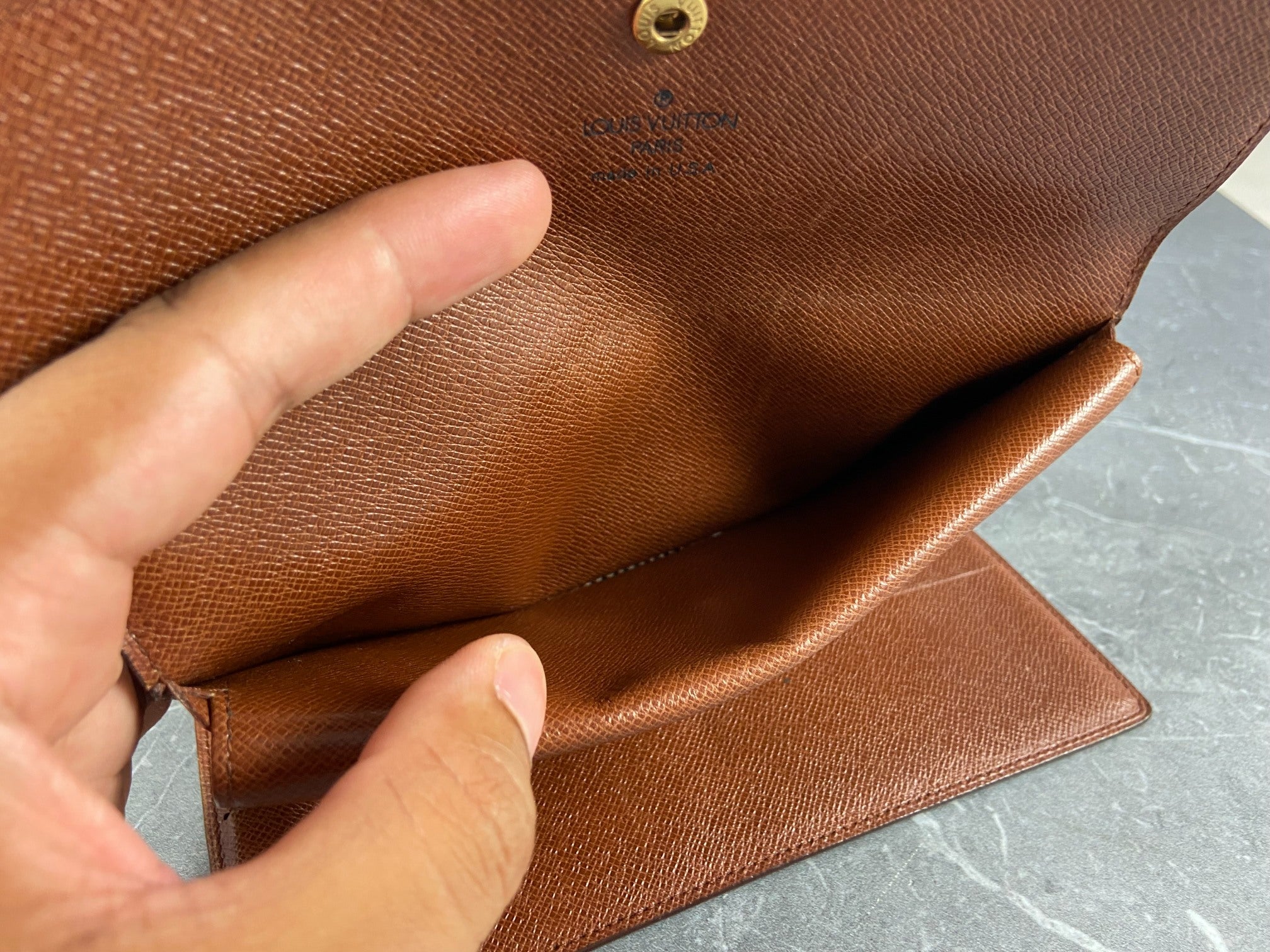 Louis Vuitton Porte Tresor International Wallet Monogram Canvas