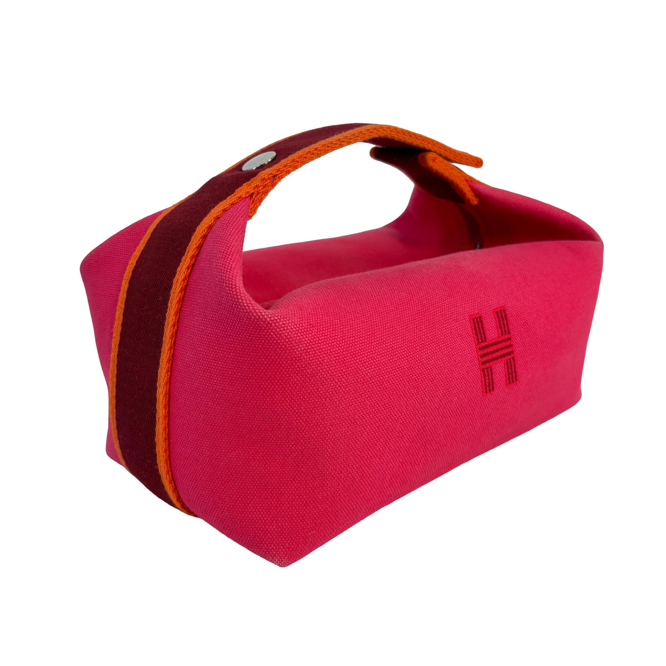 Hermés Bride-à-Brac Pouch PM Pink Cotton