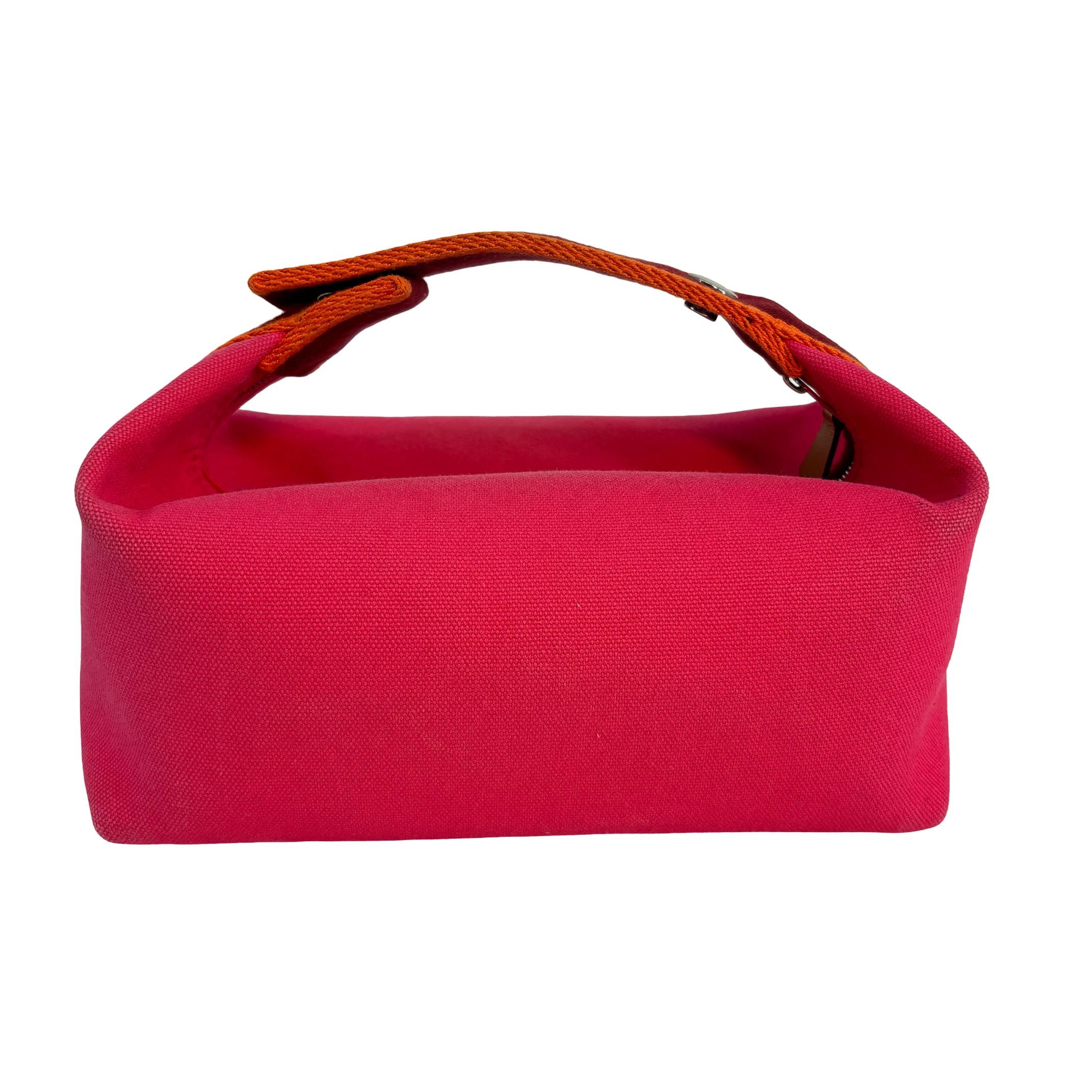 Hermés Bride-à-Brac Pouch PM Pink Cotton