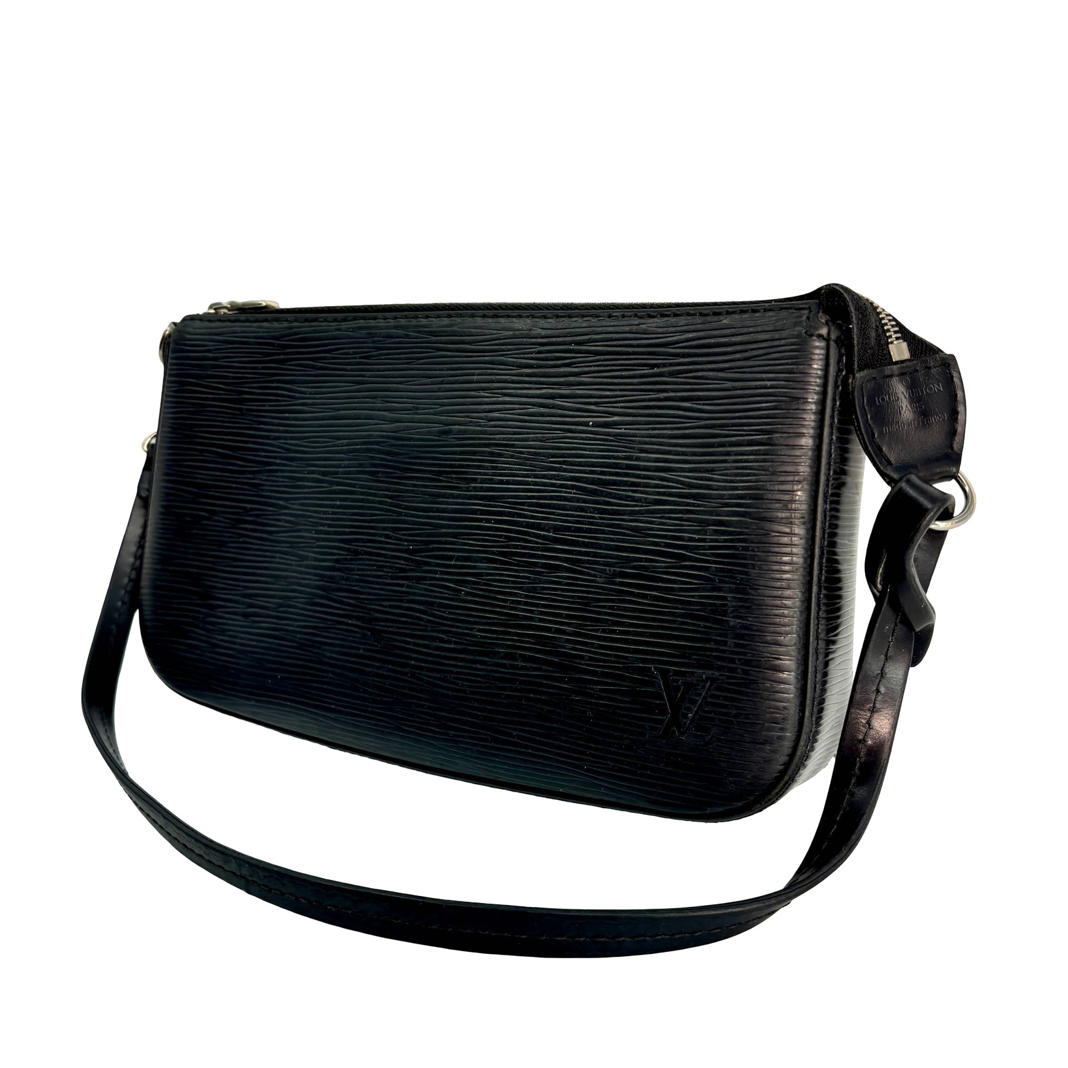 Louis Vuitton Pochette Accessoires Black Epi Leather