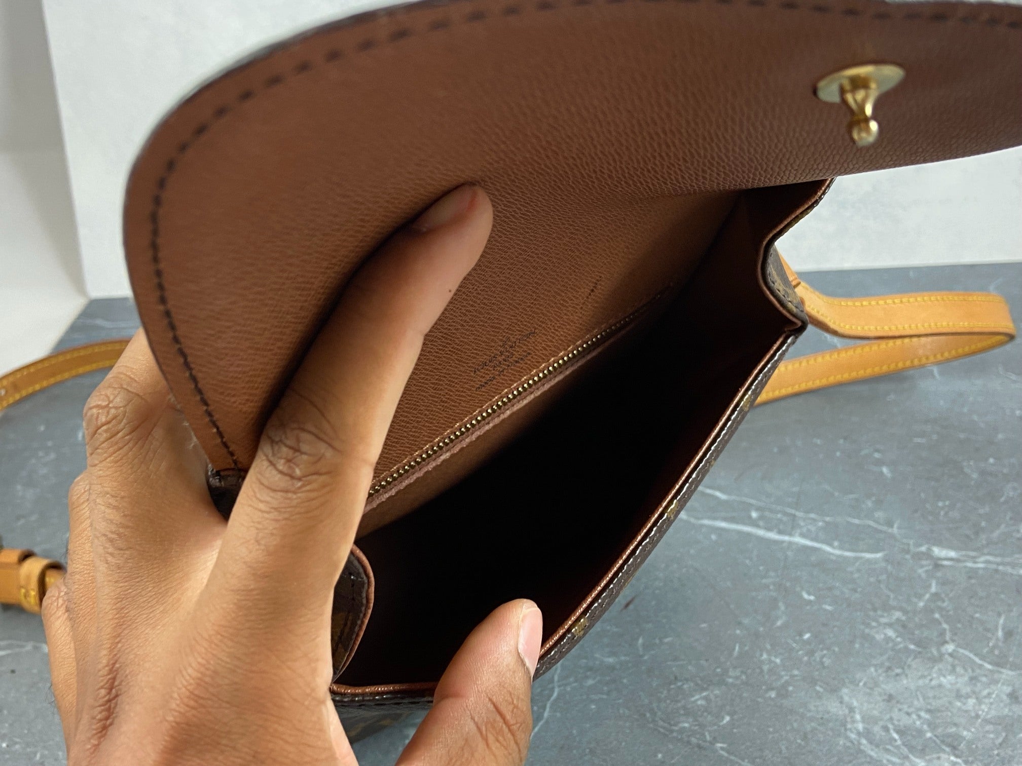 Louis Vuitton Saint Cloud PM Shoulder Bag Monogram Canvas