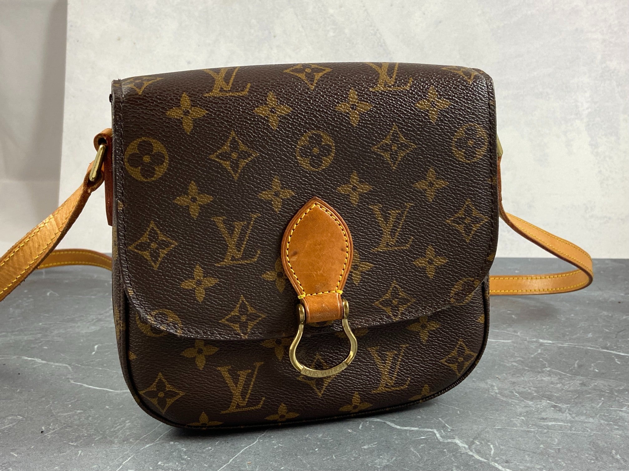 Louis Vuitton Saint Cloud PM Shoulder Bag Monogram Canvas