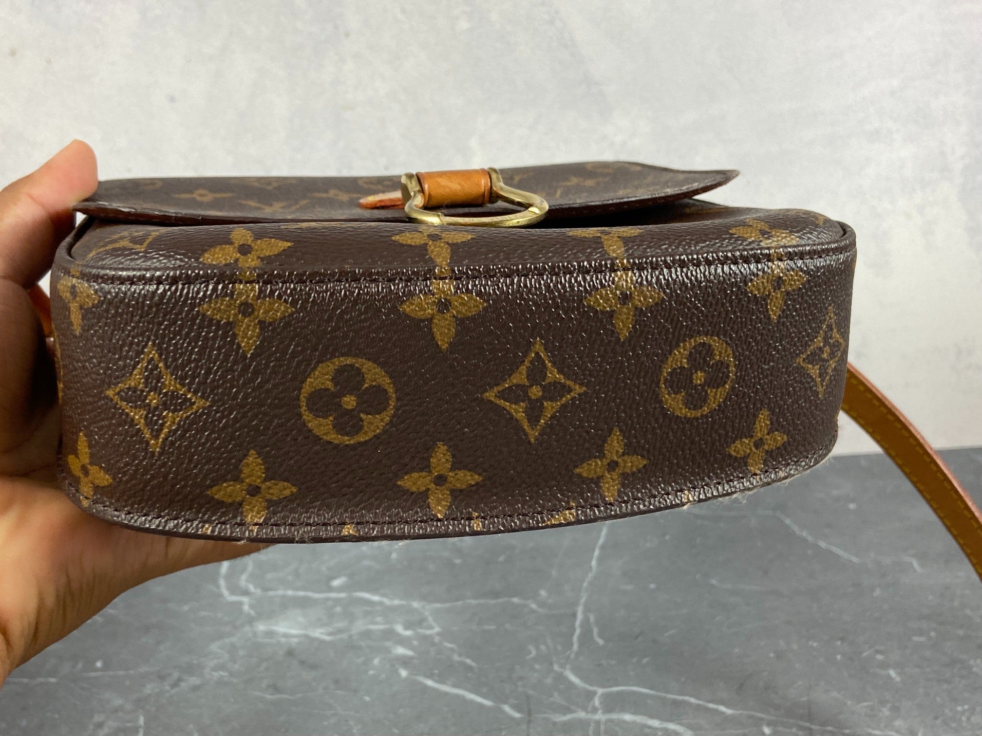 Louis Vuitton Saint Cloud PM Shoulder Bag Monogram Canvas