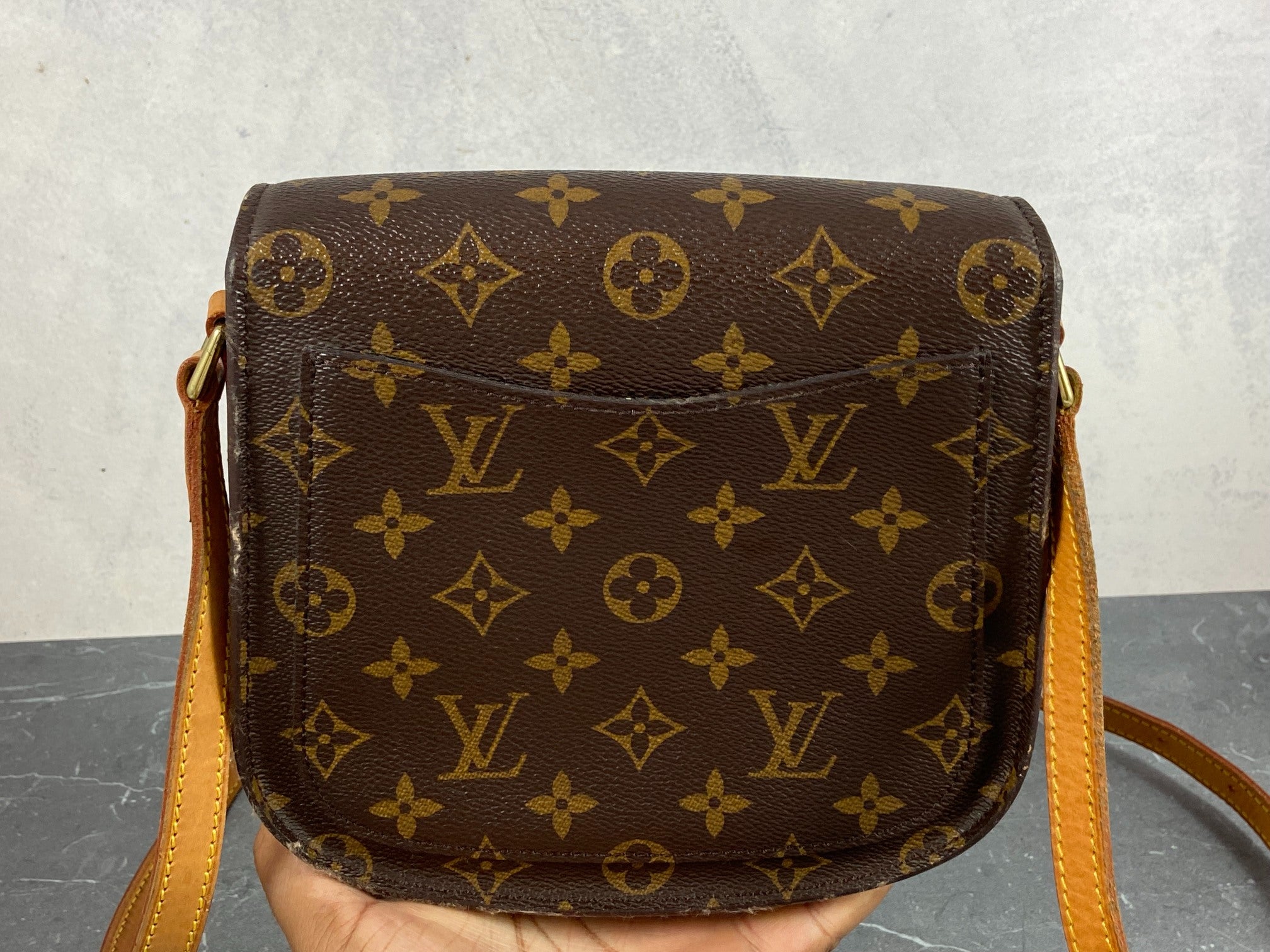Louis Vuitton Saint Cloud PM Shoulder Bag Monogram Canvas