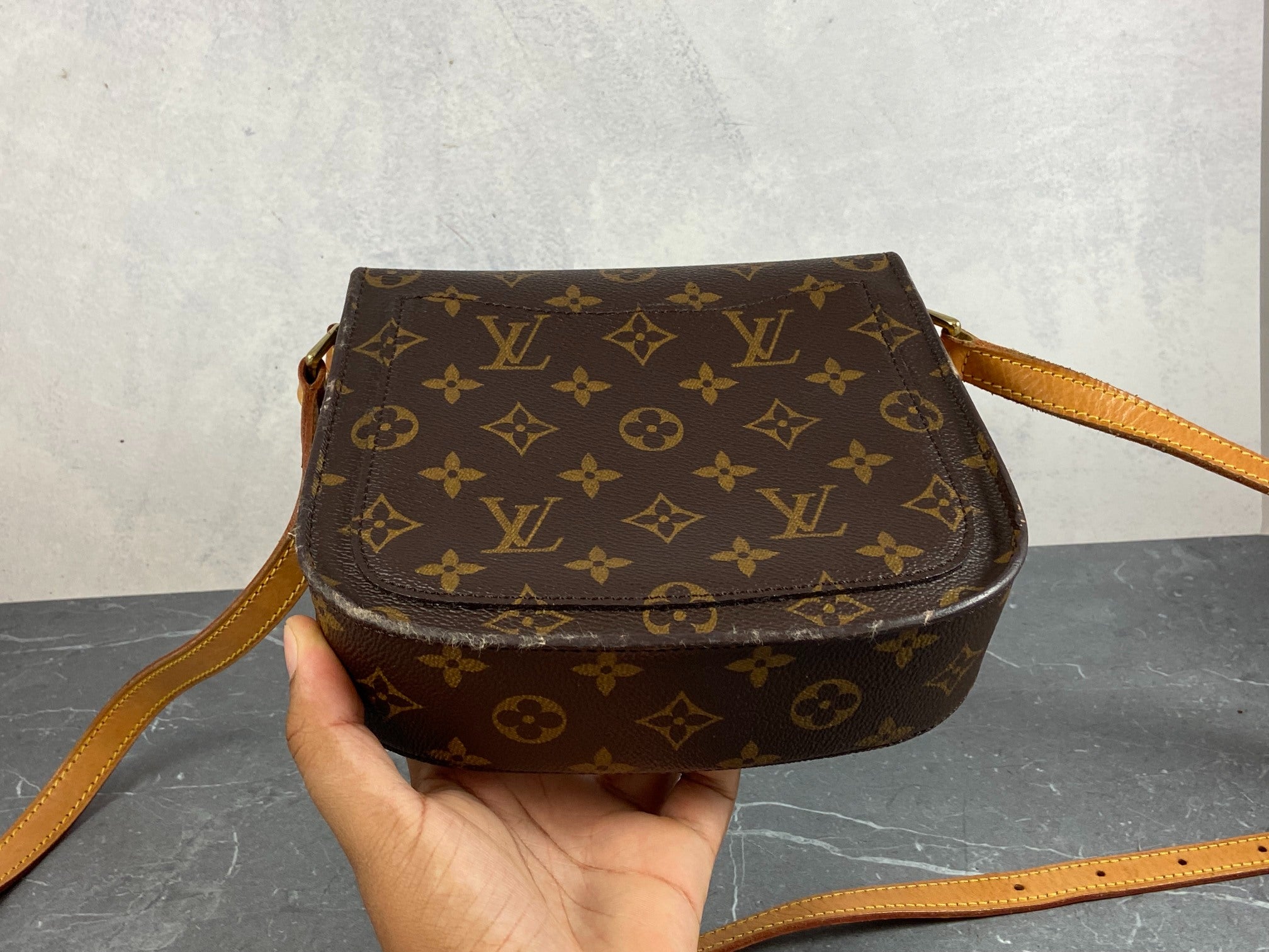 Louis Vuitton Saint Cloud PM Shoulder Bag Monogram Canvas
