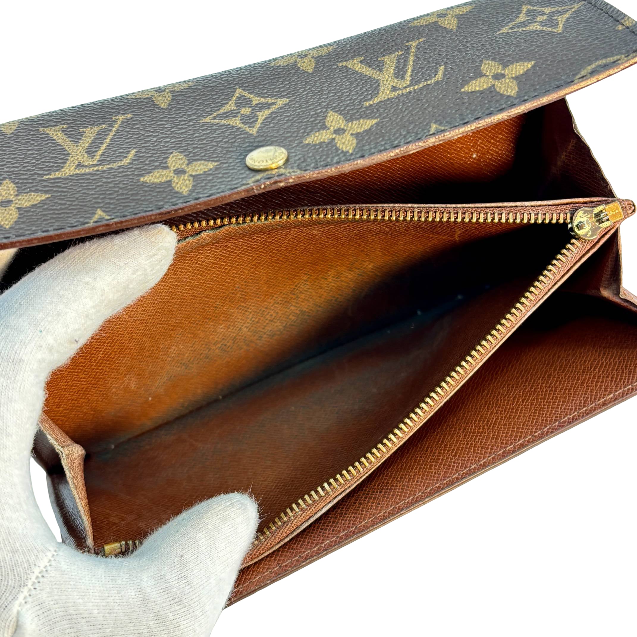Louis Vuitton Sarah Wallet Monogram Canvas
