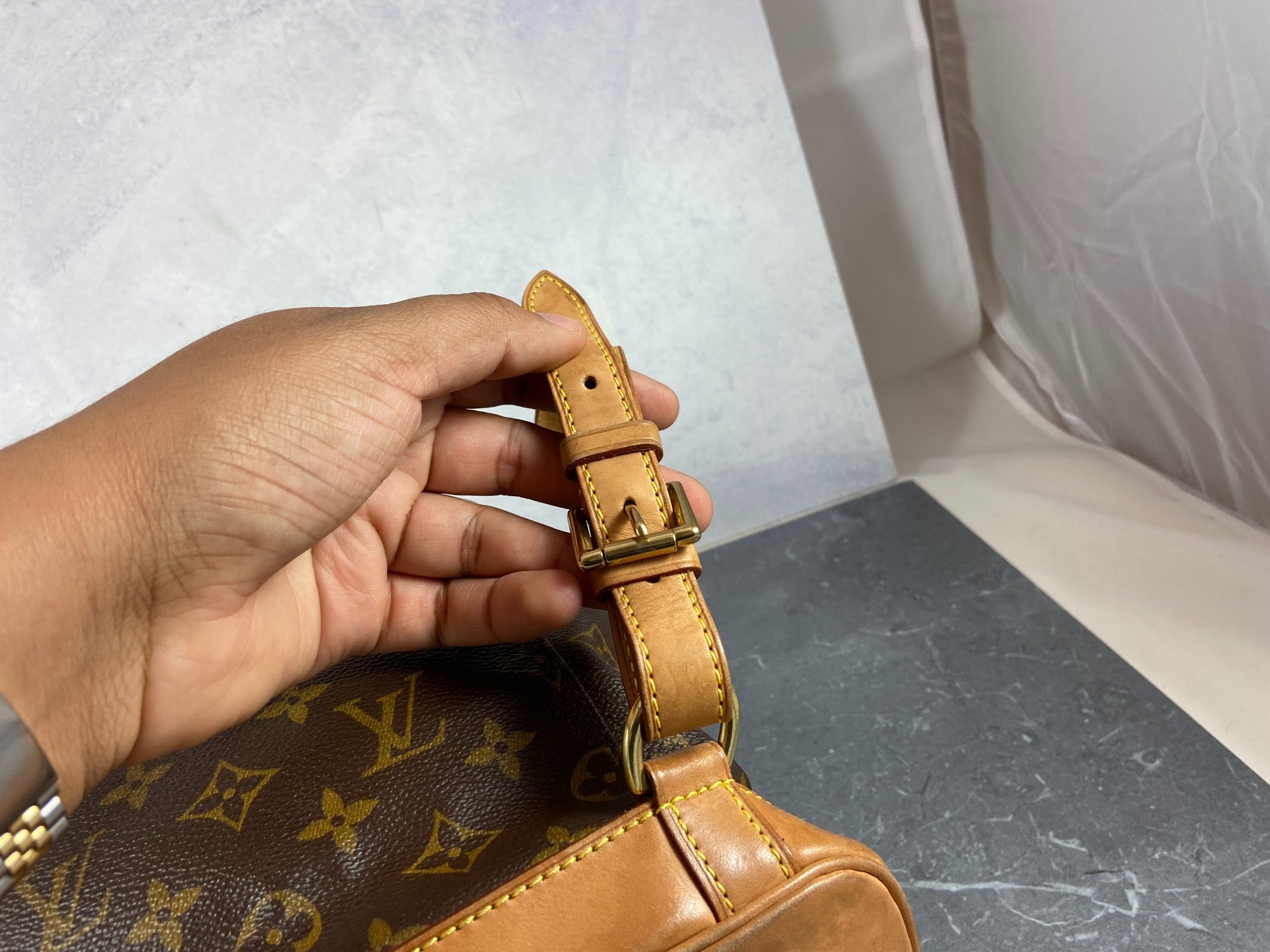 Louis Vuitton Montsouris MM Backpack Monogram Canvas