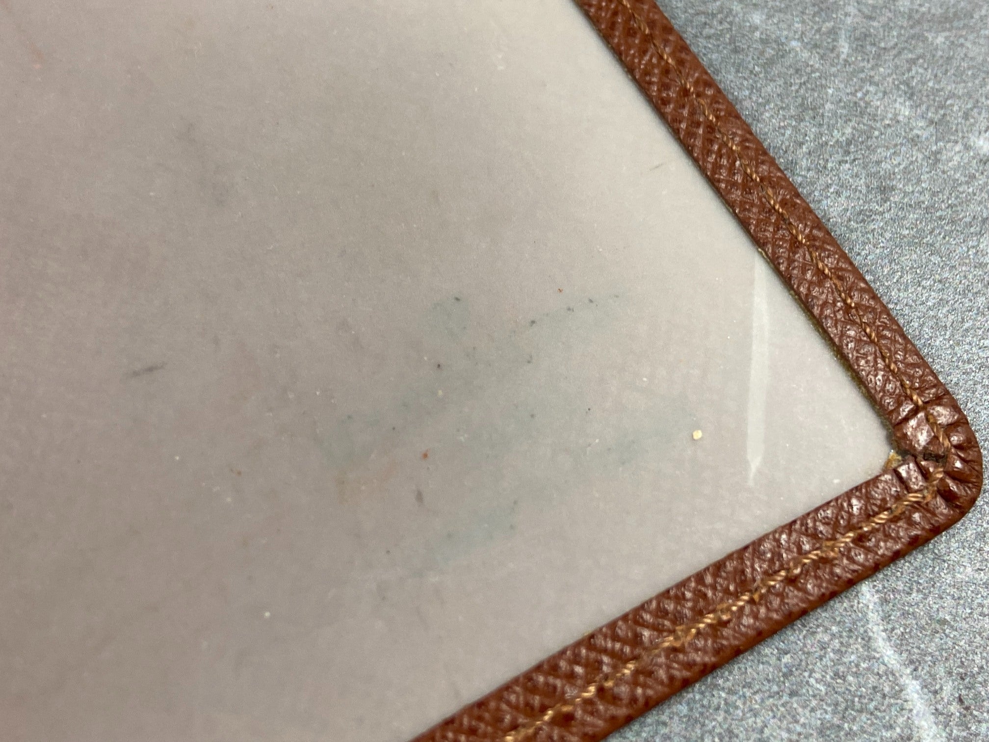 Louis Vuitton Card Case Brown Taiga Leather