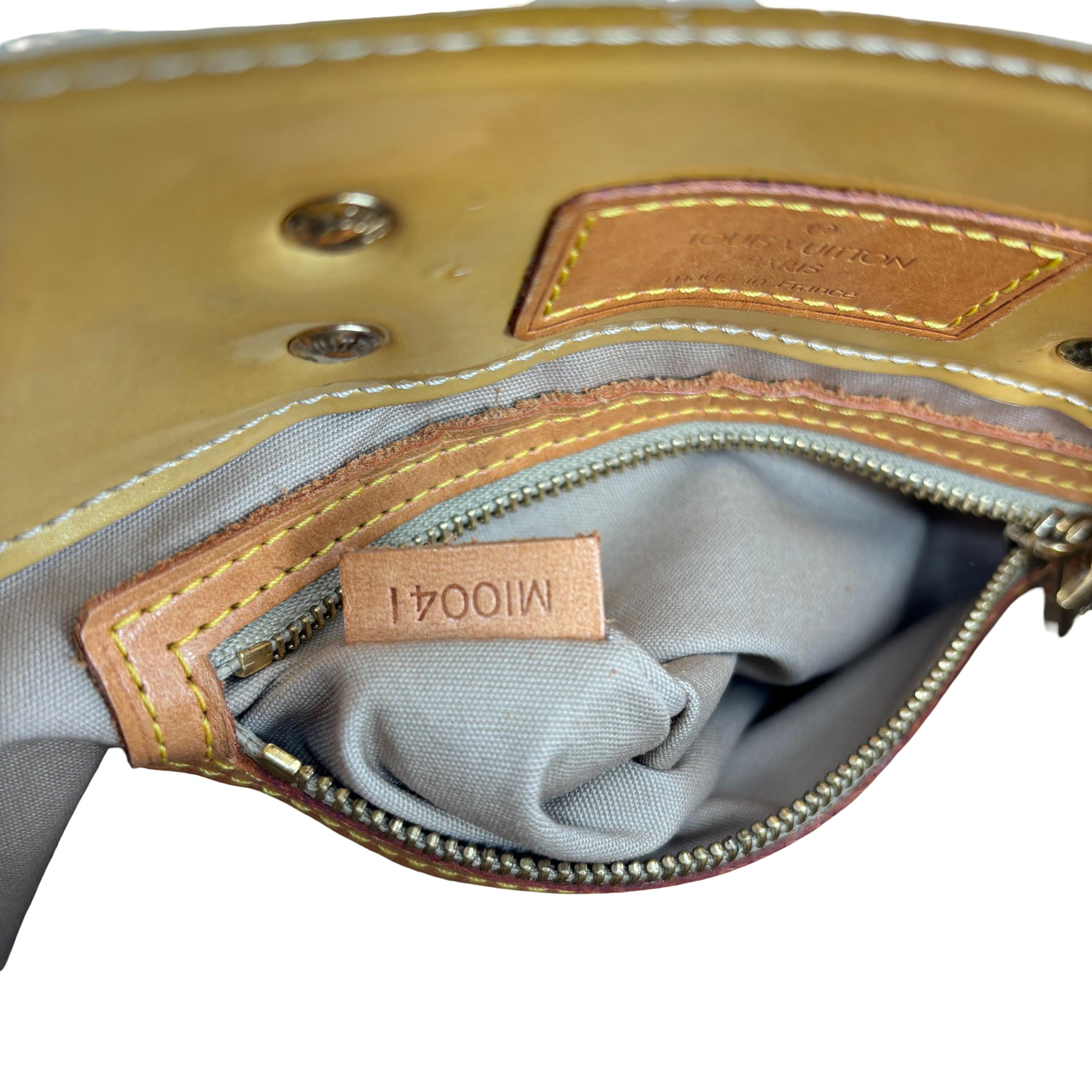 Louis Vuitton Reade PM Beige Vernis Leather