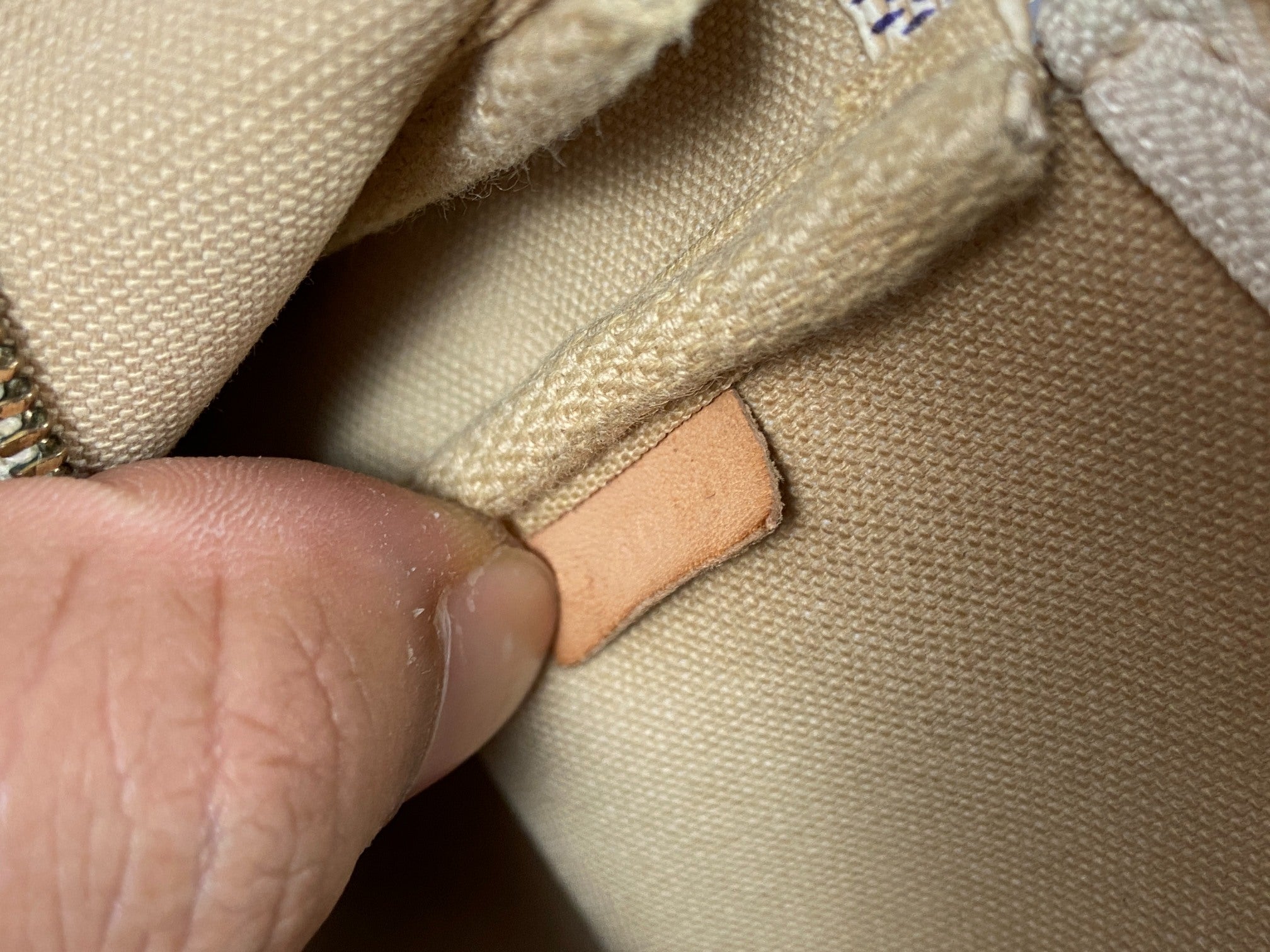 Louis Vuitton Pochette Accessoires Damier Azur Canvas