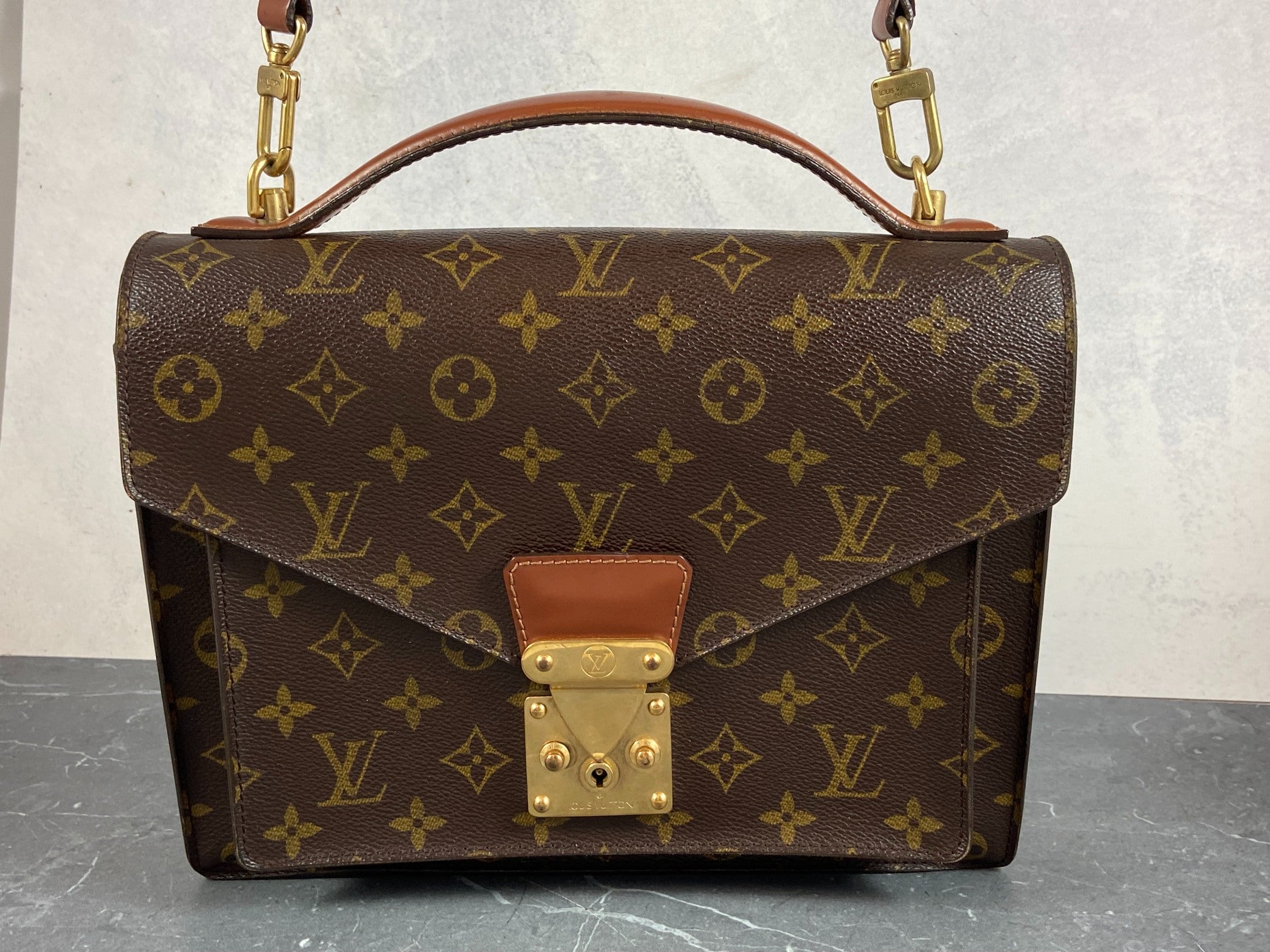 Louis Vuitton Monceau 28 Monogram Canvas