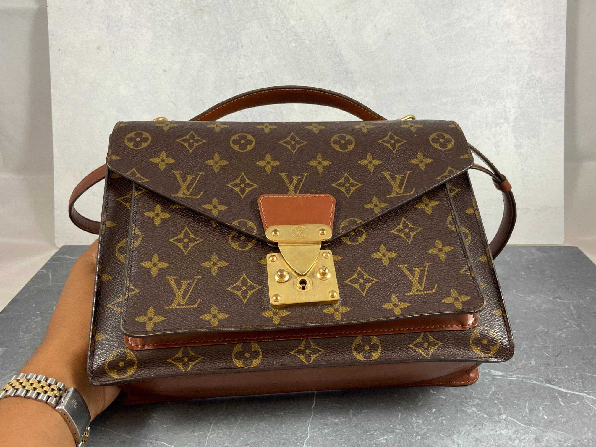 Louis Vuitton Monceau 28 Monogram Canvas