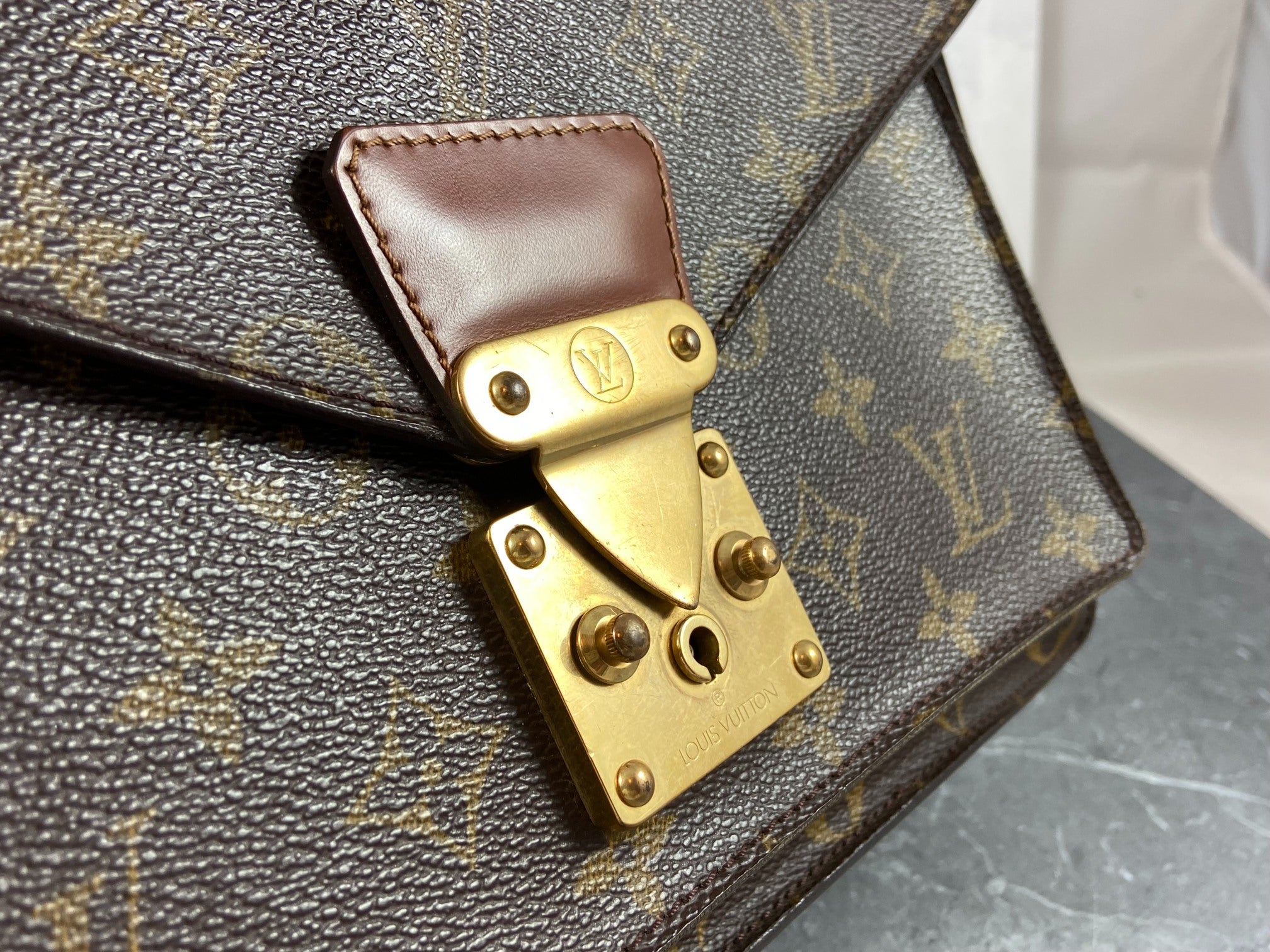 Louis Vuitton Monceau 28 Monogram Canvas