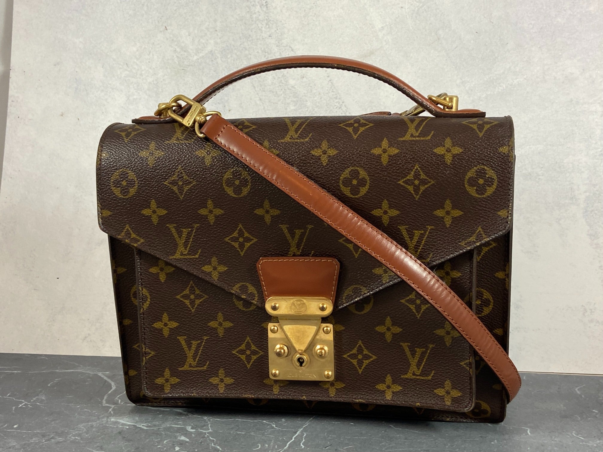 Louis Vuitton Monceau 28 Monogram Canvas