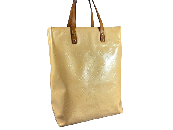 Louis Vuitton Reade MM Beige Vernis Leather