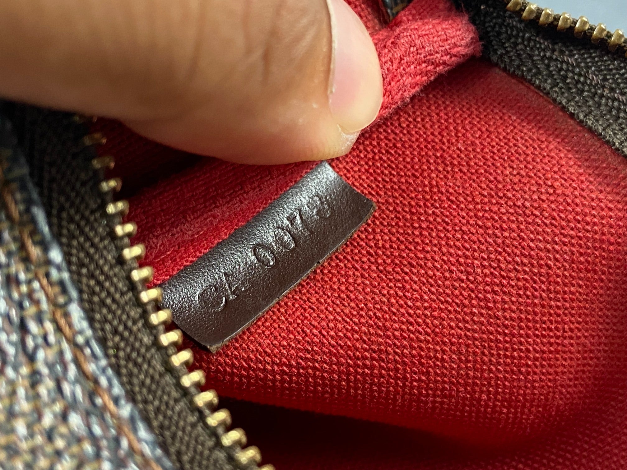 Louis Vuitton Pochette Accessoires Damier Ebene Canvas