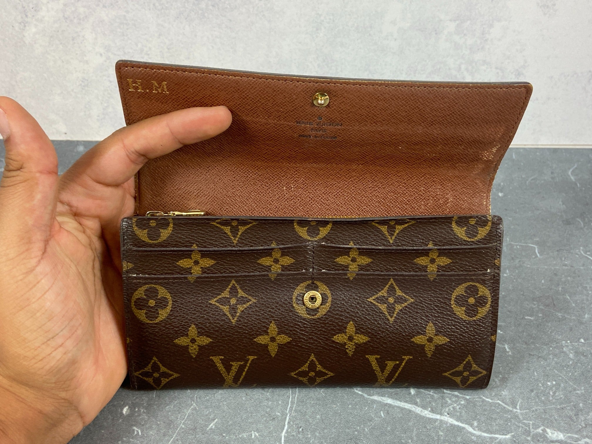 Louis Vuitton Sarah Wallet Monogram Canvas