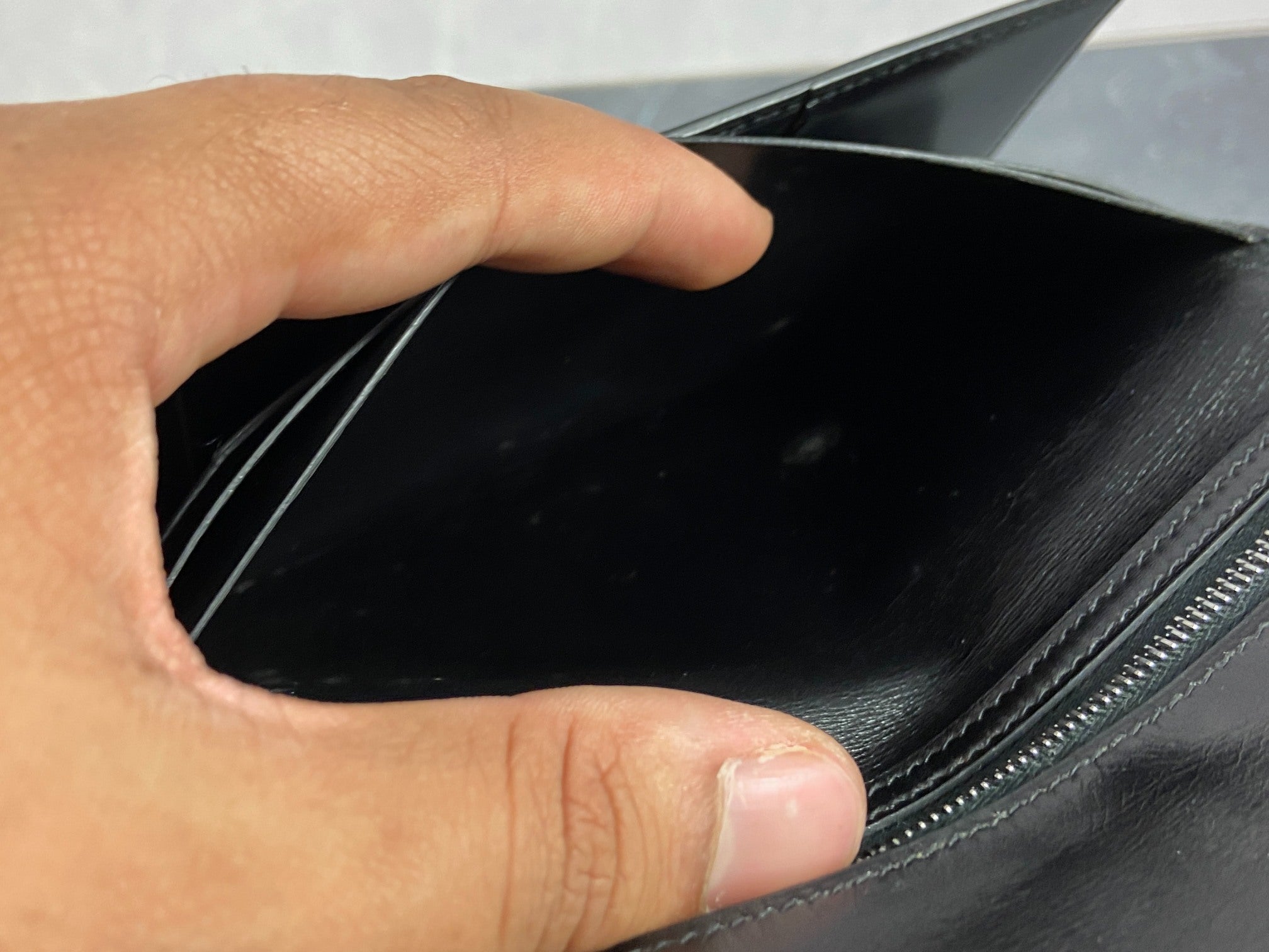 Hermès Béarn Wallet Black Leather incl. Box