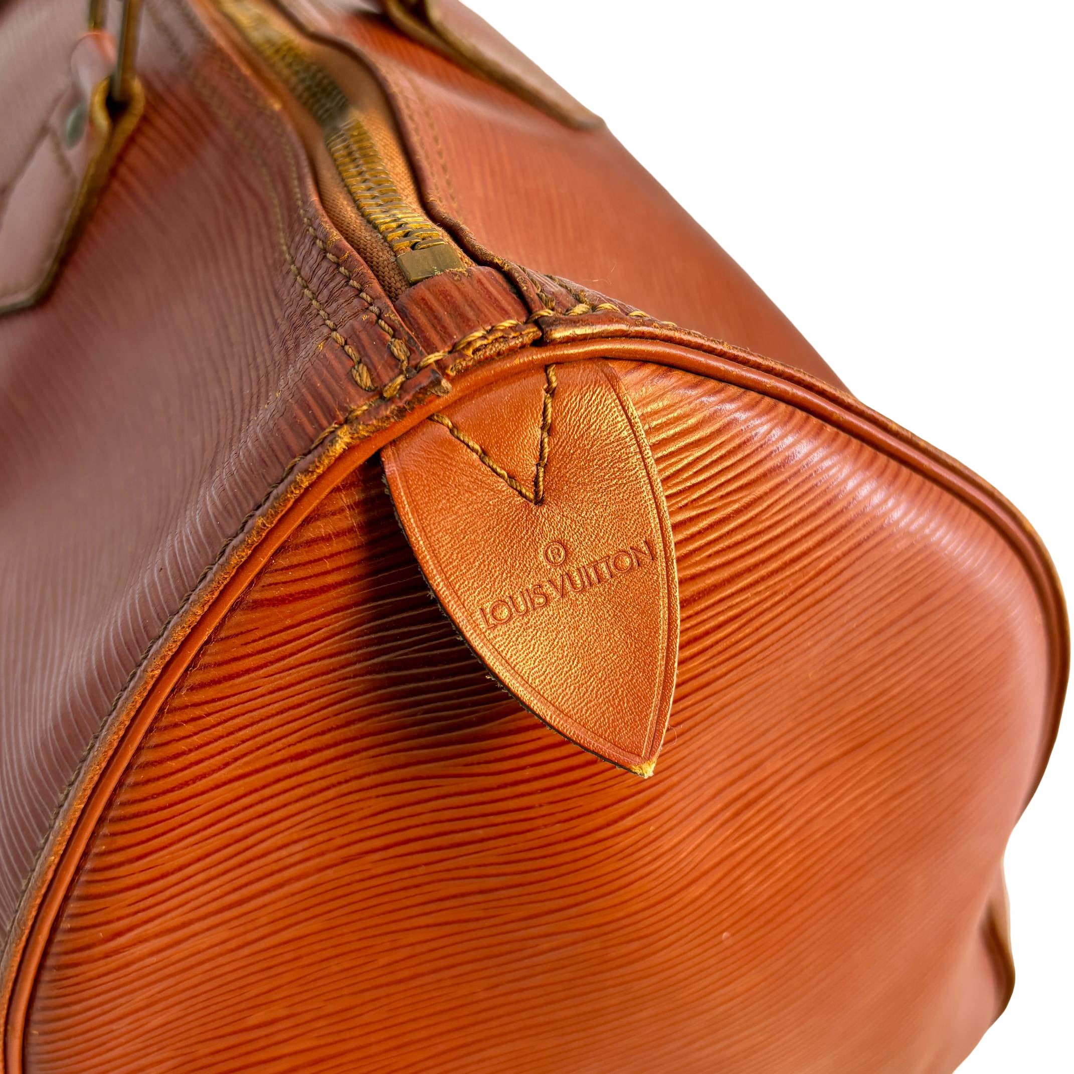 Louis Vuitton Speedy 35 Cognac Epi Leather