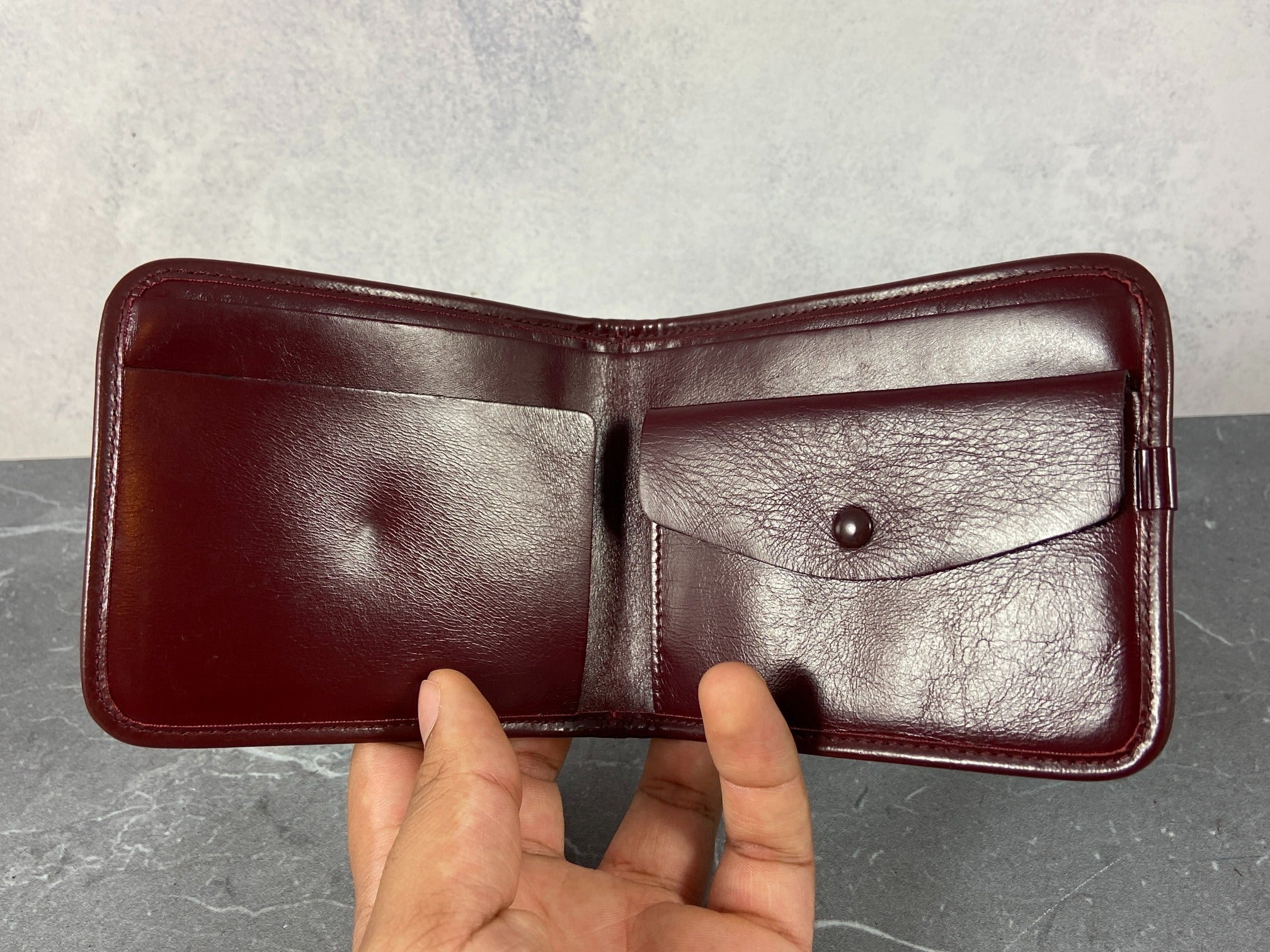 Christian Dior Bifold Wallet Red Trotter Monogram