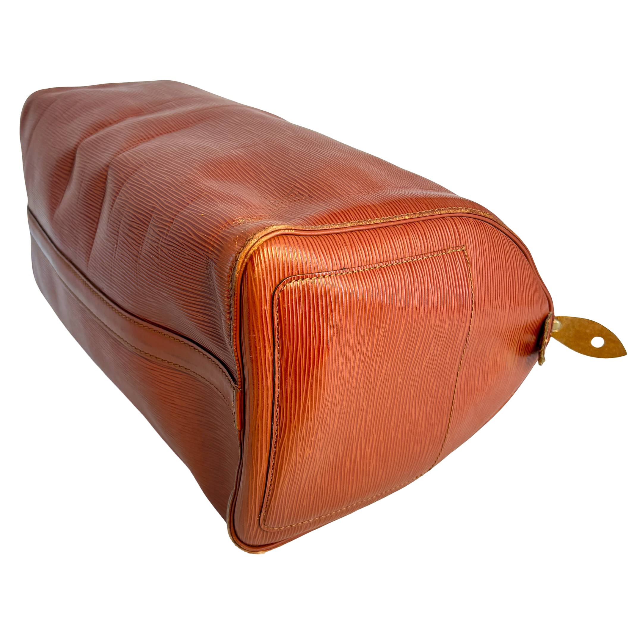 Louis Vuitton Speedy 35 Cognac Epi Leather