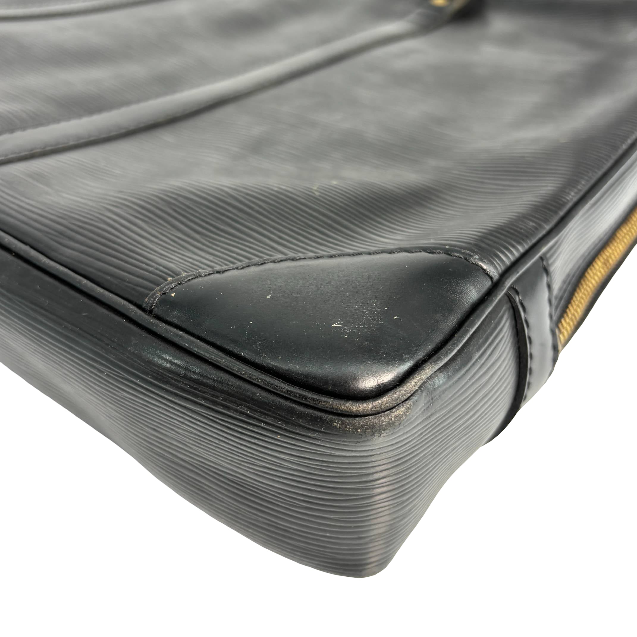 Louis Vuitton Porte Documents Voyage Black Epi Leather