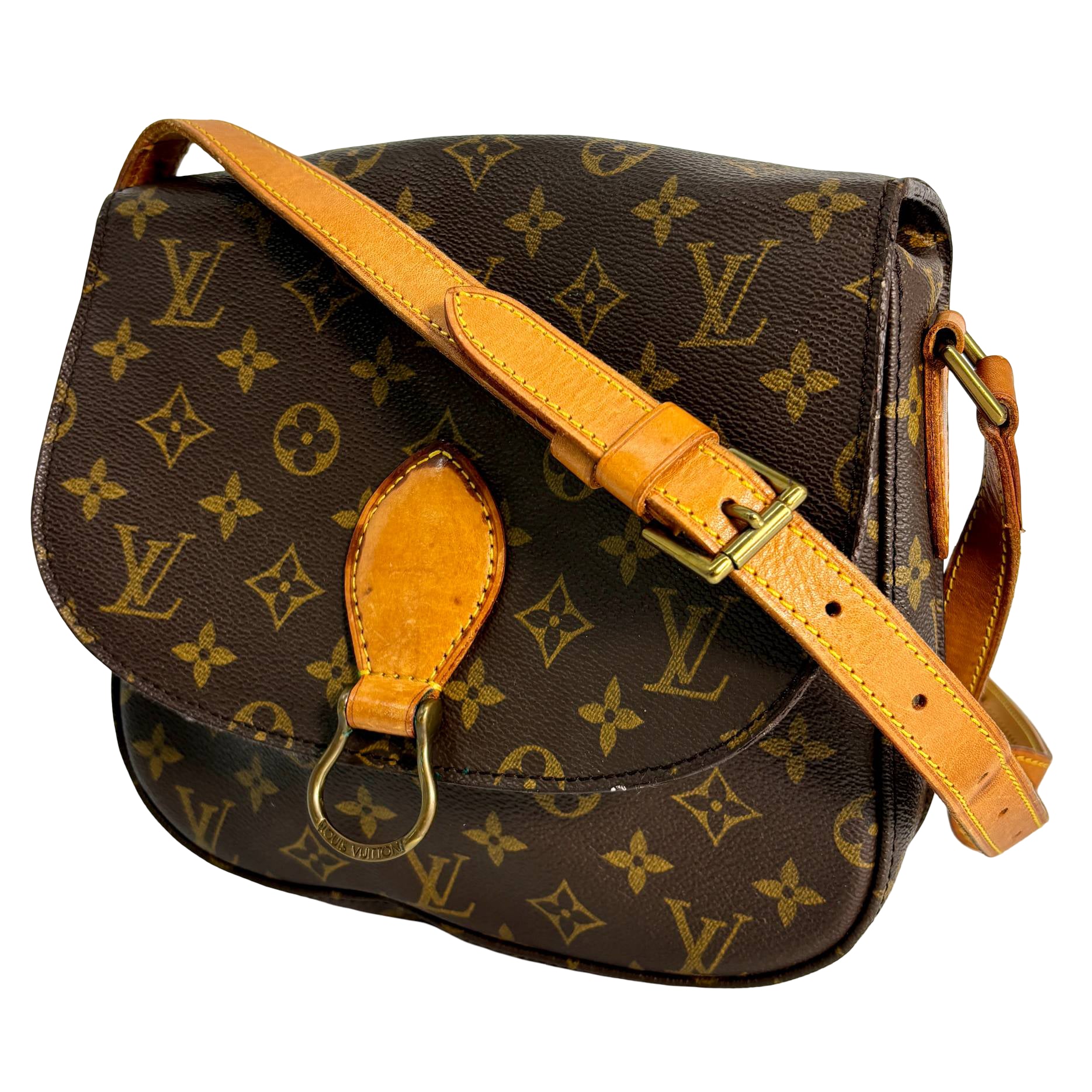Louis Vuitton Saint Cloud GM Shoulder Bag Monogram Canvas