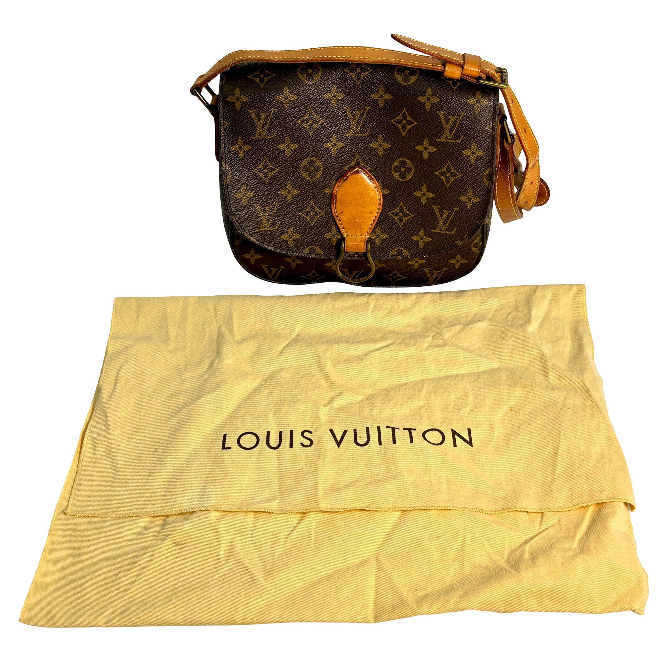 Louis Vuitton Saint Cloud GM Shoulder Bag Monogram Canvas